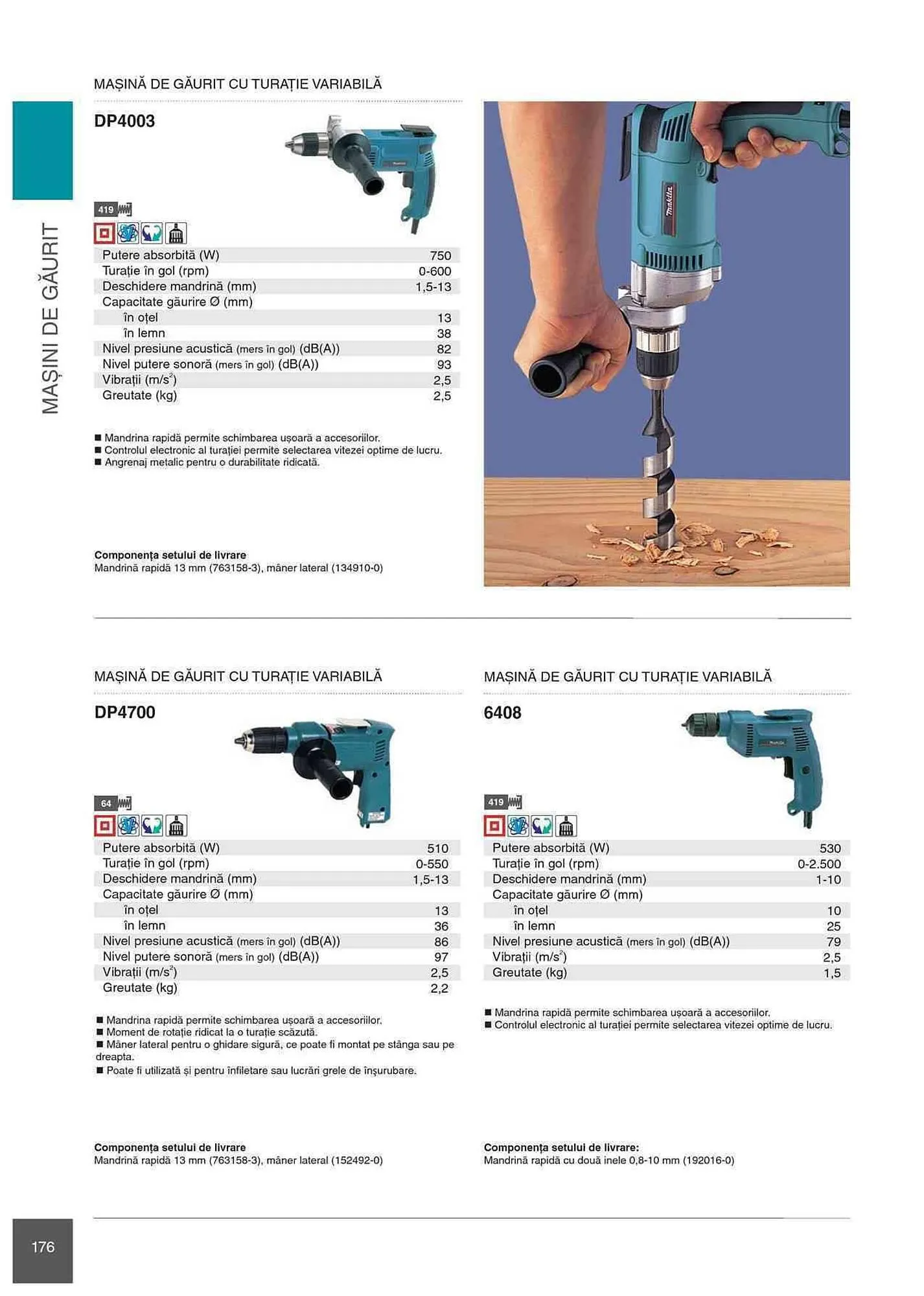 Catalog Makita catalog de la 1 ianuarie până la 31 decembrie 2023 - Revista Pagina 176