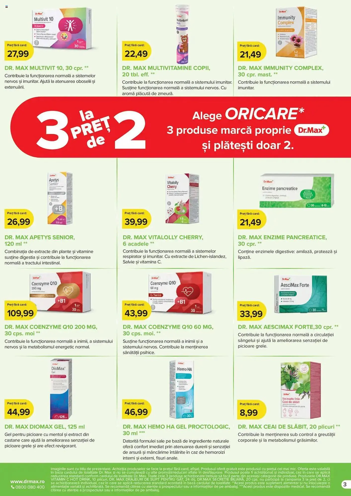 Catalog Catalog Dr.Max de la 1 ianuarie până la 31 ianuarie 2025 - Revista Pagina 3