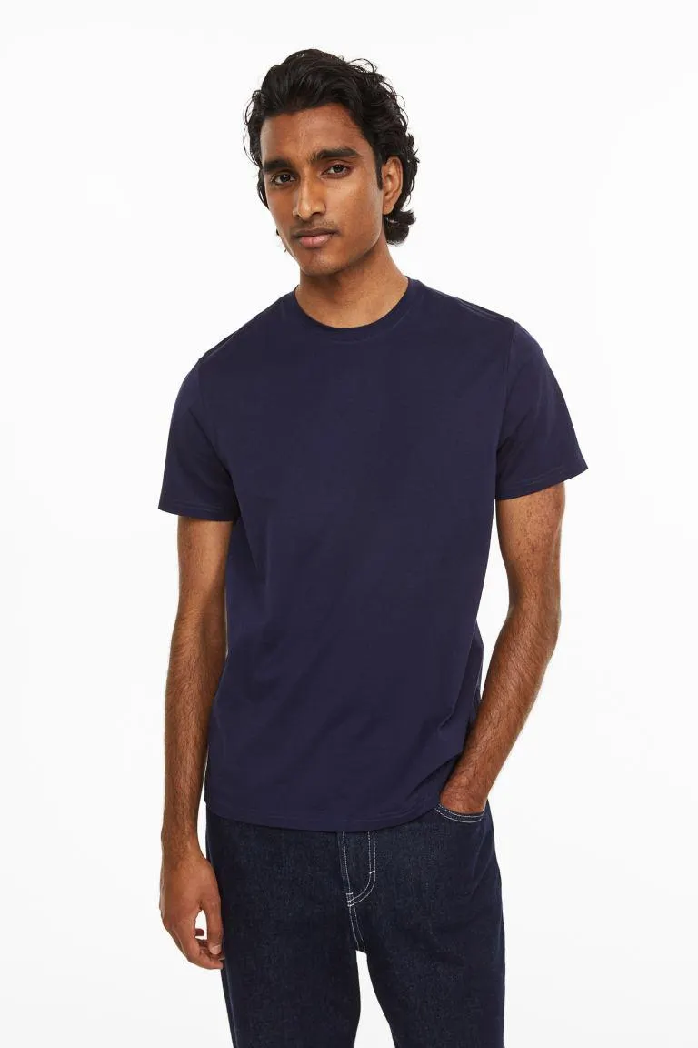 Tricou de bumbac pima Slim Fit