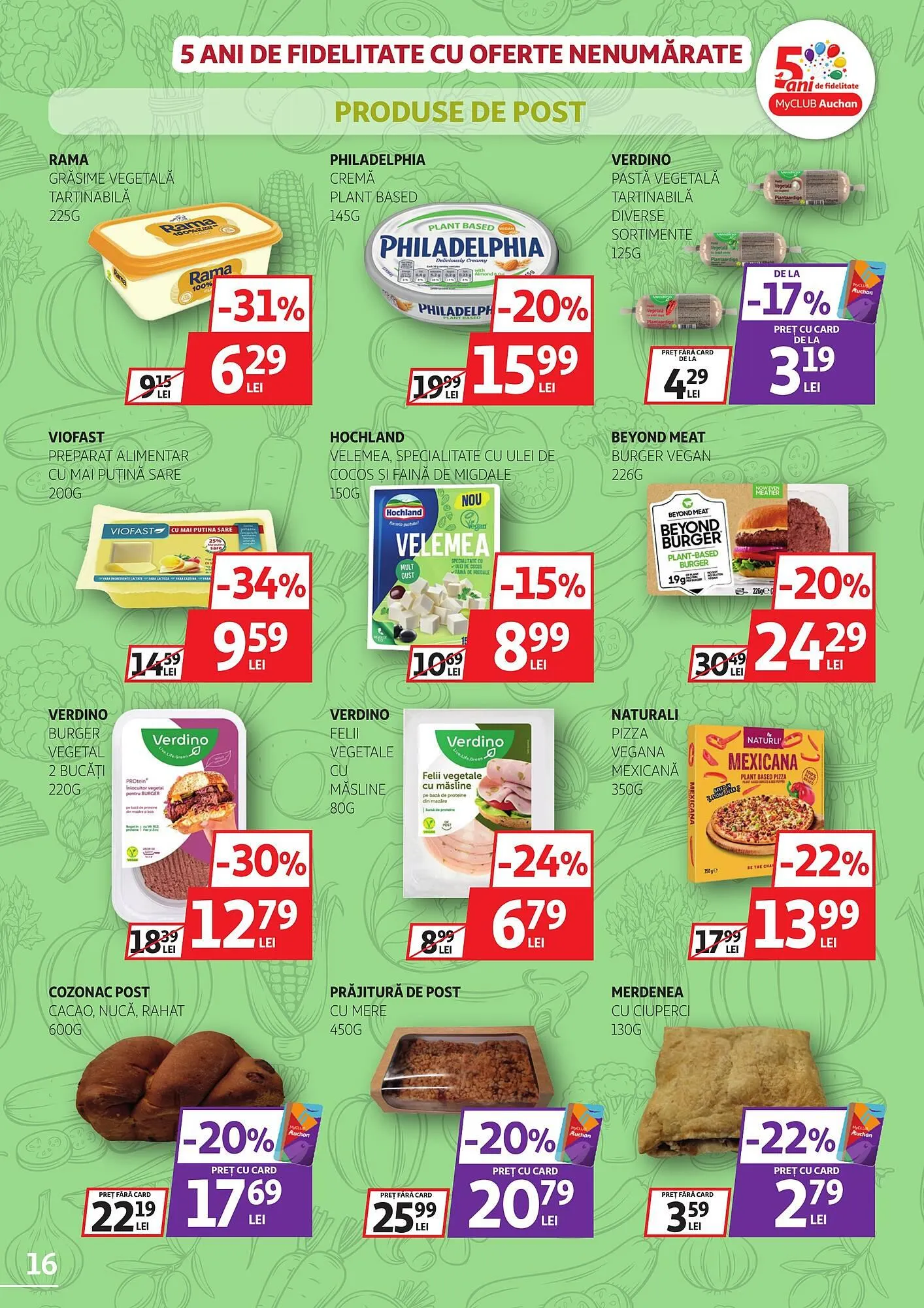 Catalog Catalog Auchan de la 11 martie până la 24 martie 2026 - Revista Pagina 16