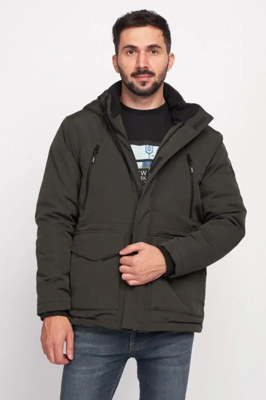 Timeout - Jacheta barbat cu gluga detasabila si buzunare