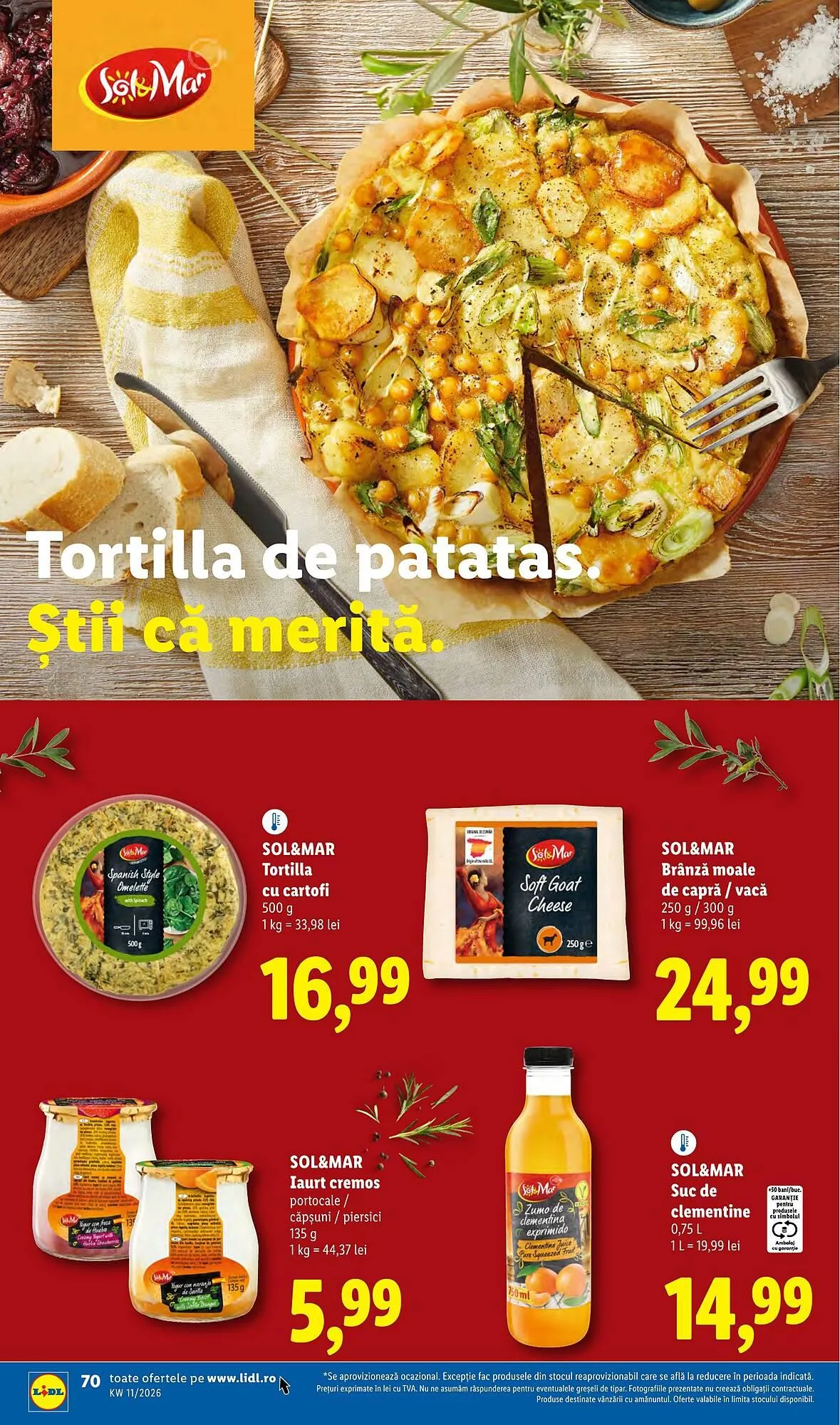 Catalog Catalog Lidl de la 9 martie până la 15 martie 2026 - Revista Pagina 70