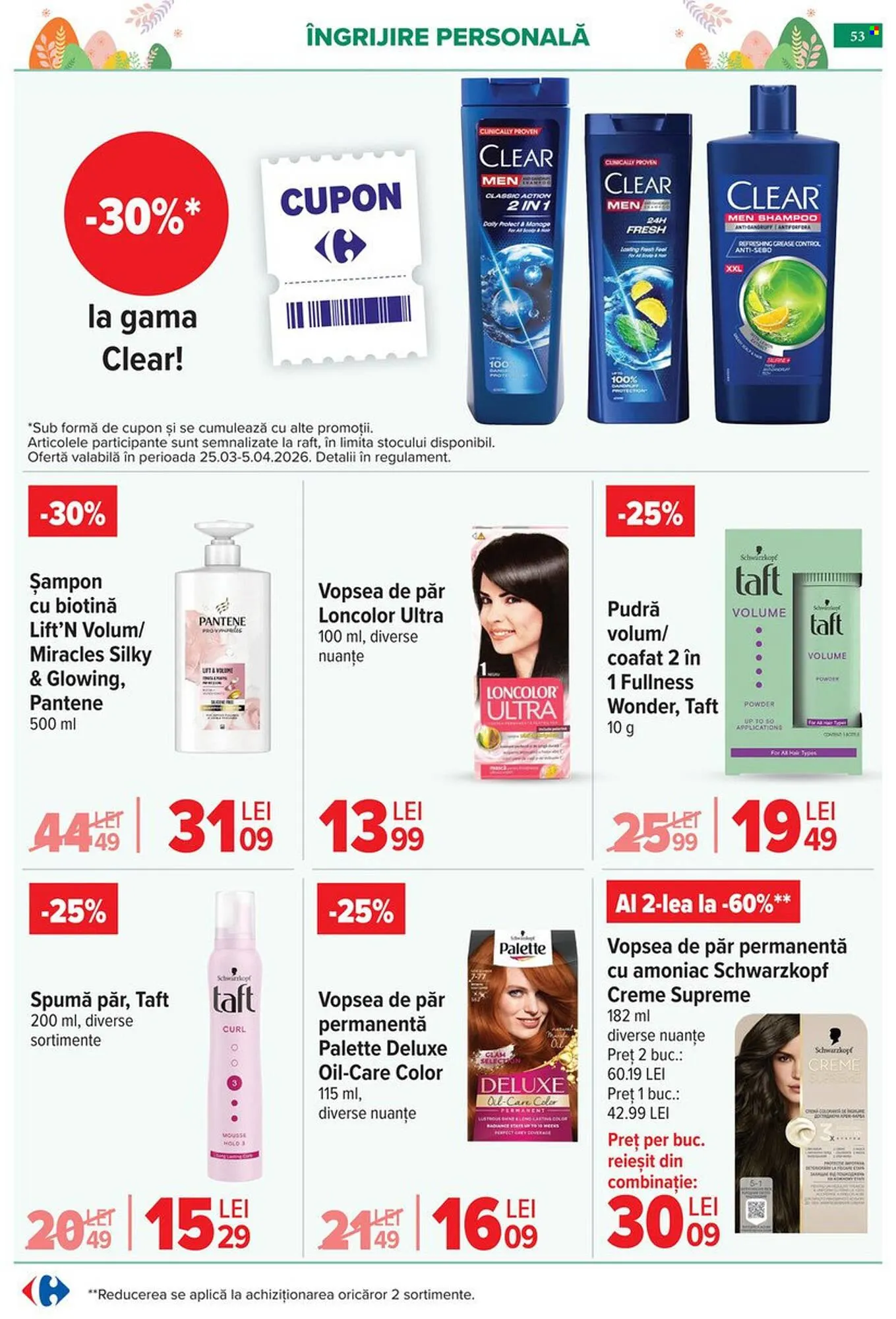 Catalog Catalog Carrefour de la 25 martie până la 5 aprilie 2026 - Revista Pagina 57