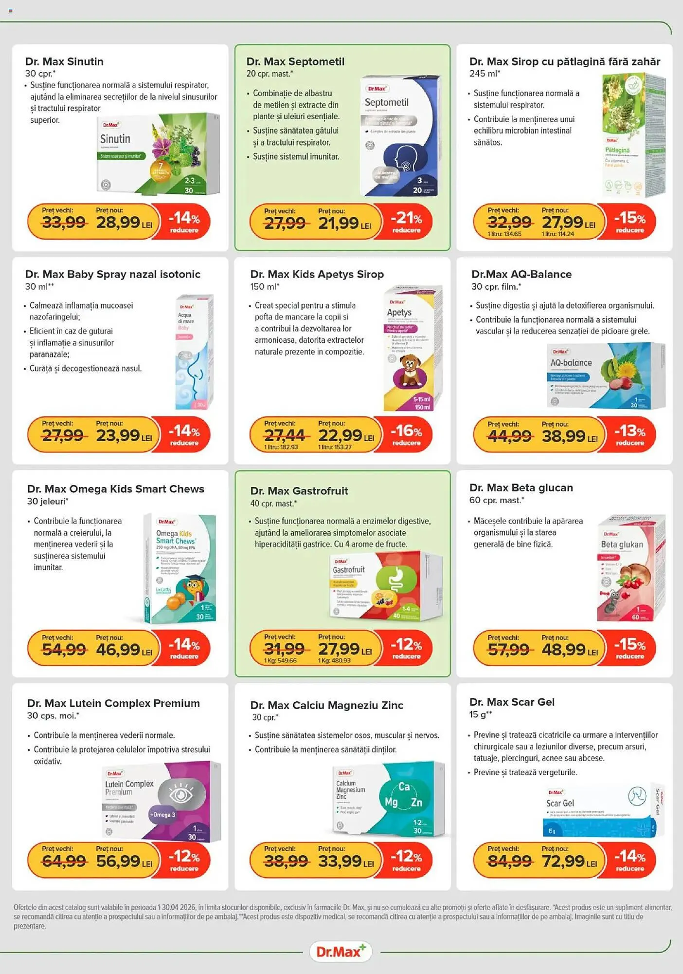 Catalog Catalog Dr.Max de la 1 aprilie până la 30 aprilie 2026 - Revista Pagina 3