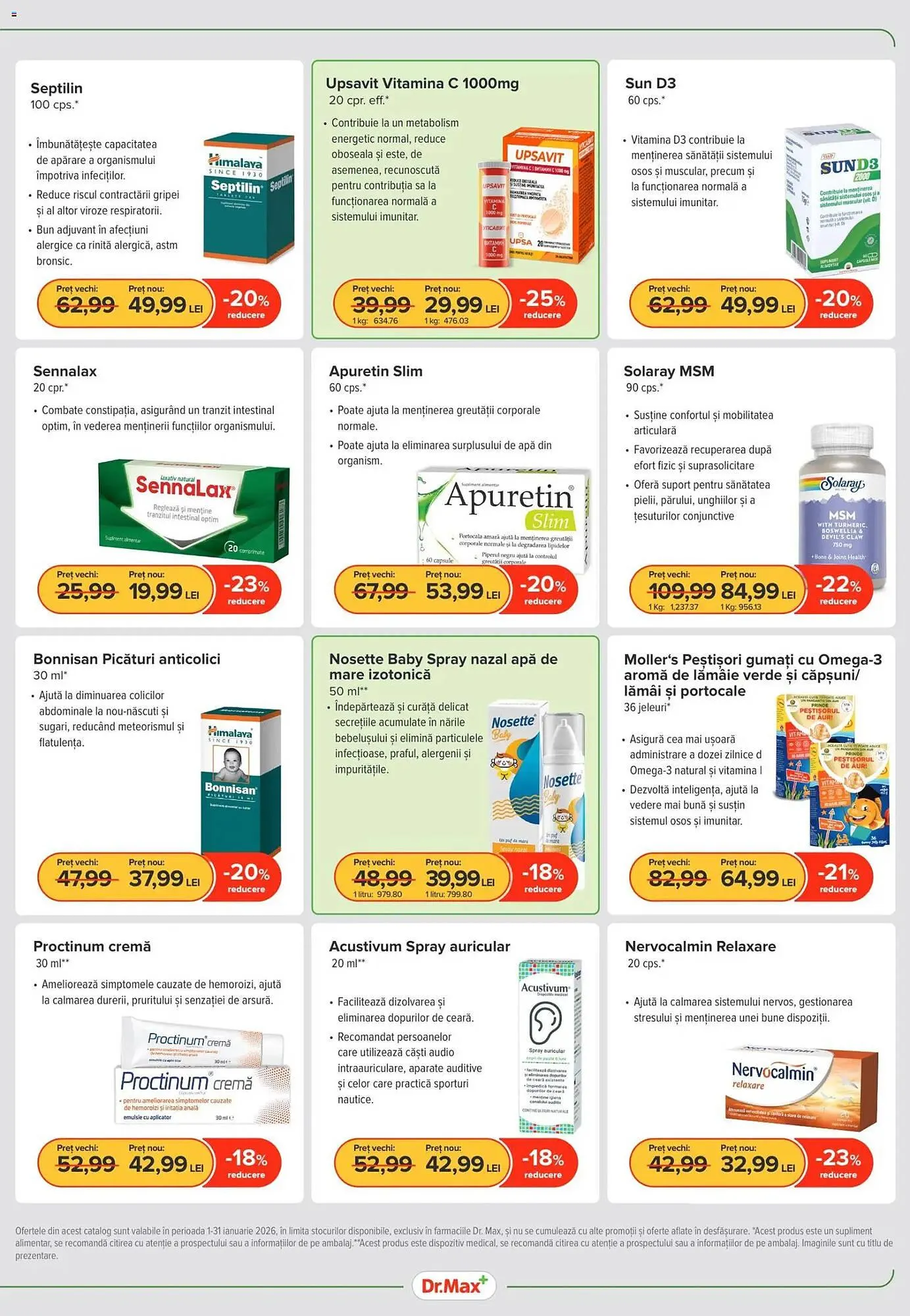 Catalog Catalog Dr.Max de la 31 decembrie până la 31 ianuarie 2026 - Revista Pagina 5