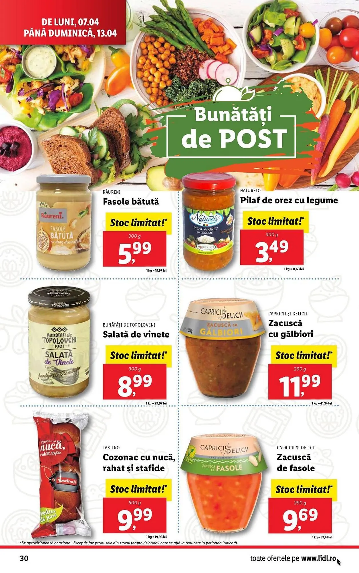 Catalog Catalog Lidl de la 7 aprilie până la 13 aprilie 2025 - Revista Pagina 30