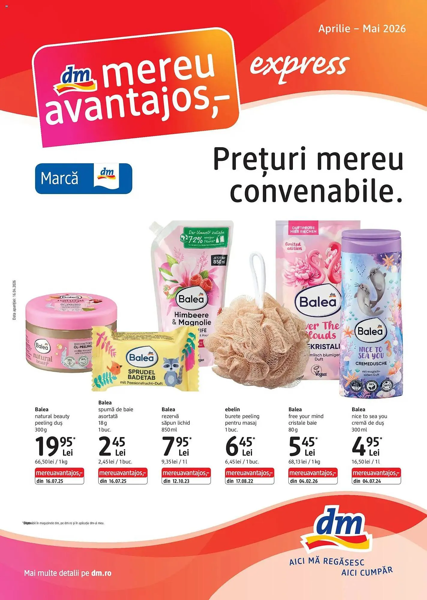 Catalog Catalog DM de la 15 aprilie până la 12 mai 2026 - Revista Pagina 1