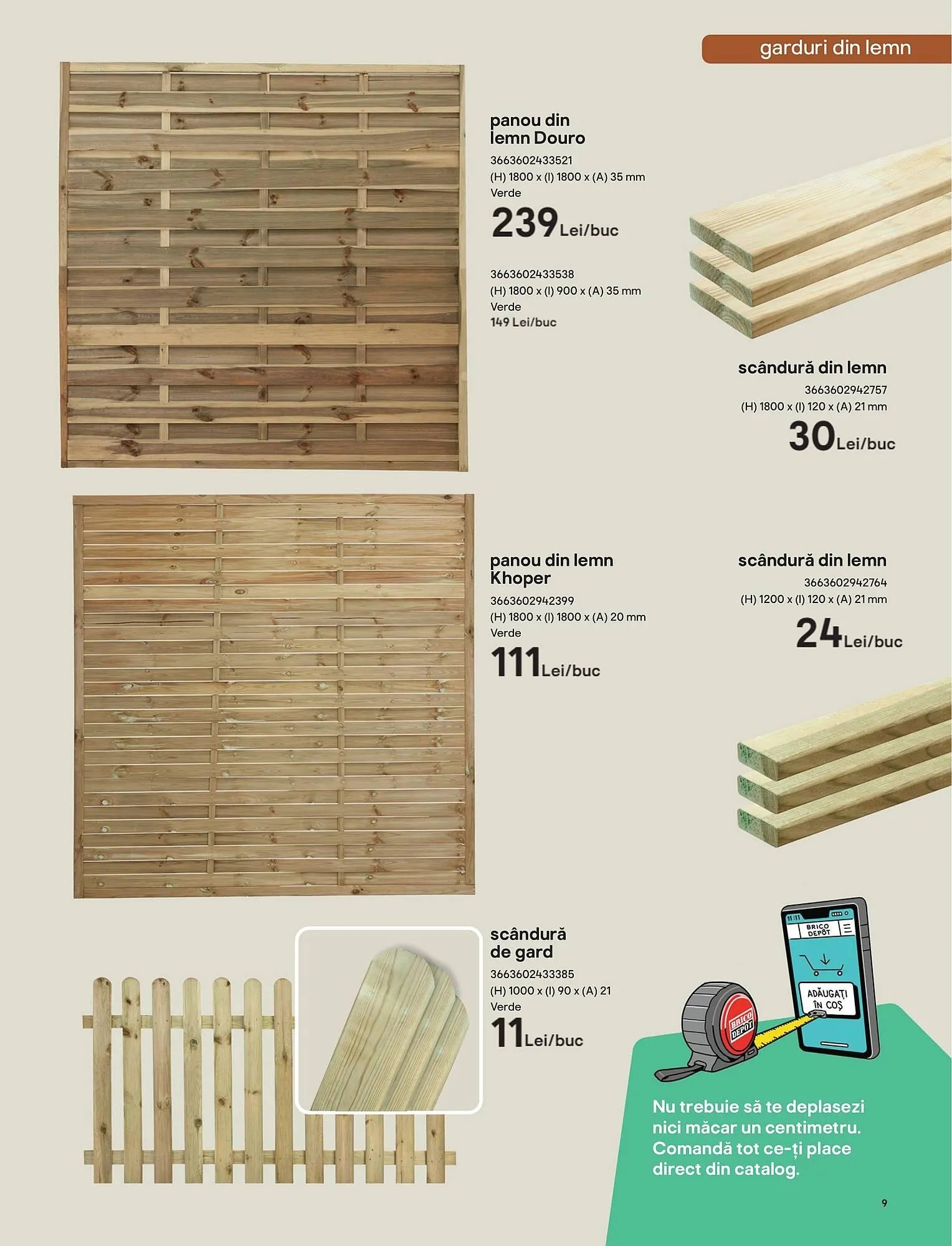 Catalog Catalog Brico Depôt de la 9 mai până la 22 aprilie 2025 - Revista Pagina 9