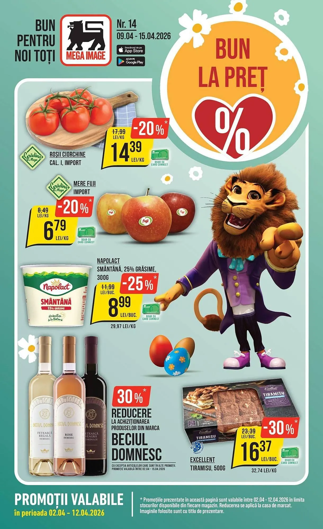 Catalog Catalog Mega Image de la 2 aprilie până la 15 aprilie 2026 - Revista Pagina 1