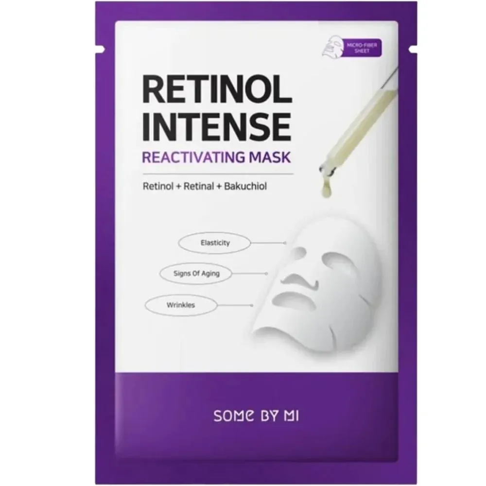 Masca servetel anti-imbatranire cu retinol, 22g, Some By Mi
