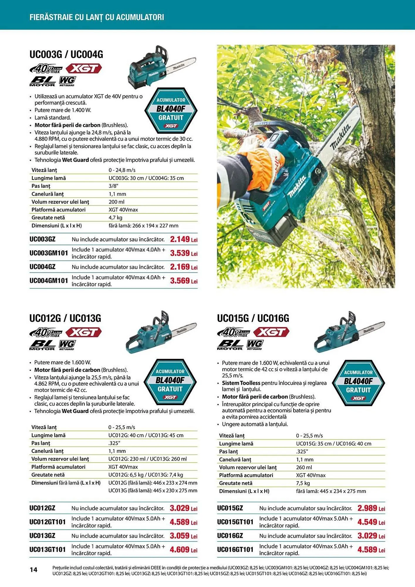 Catalog Catalog Makita de la 1 aprilie până la 31 august 2025 - Revista Pagina 14