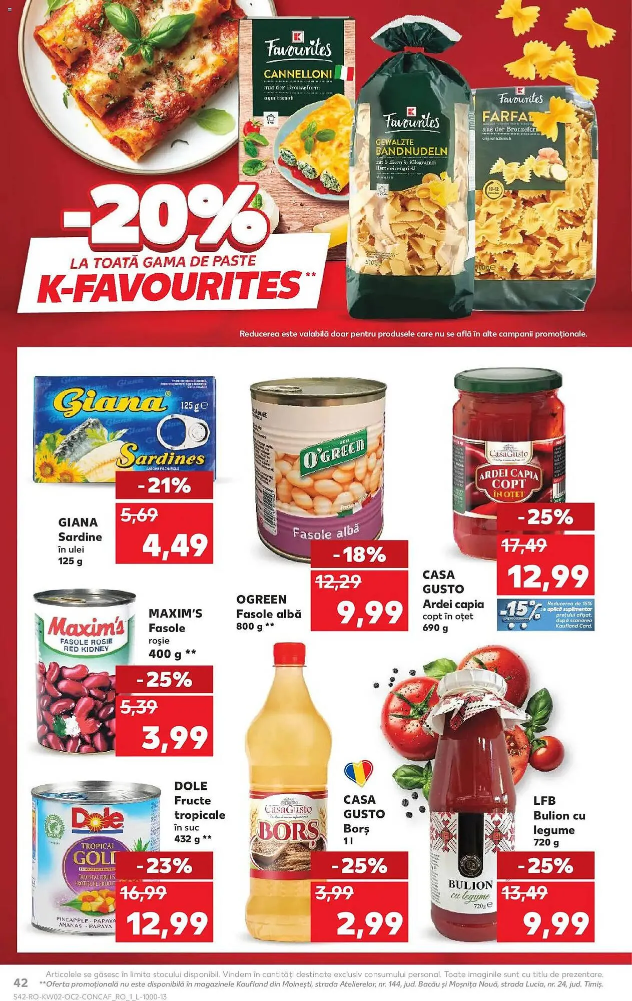 Catalog Catalog Kaufland de la 6 ianuarie până la 13 ianuarie 2026 - Revista Pagina 42