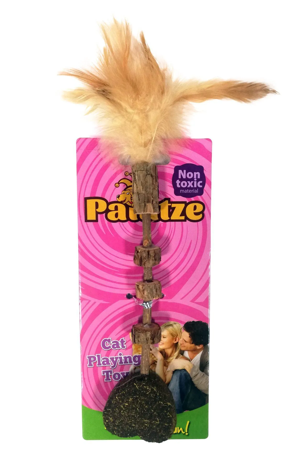 Paiatze Cat Catnip Inima Cu Pene 550-879