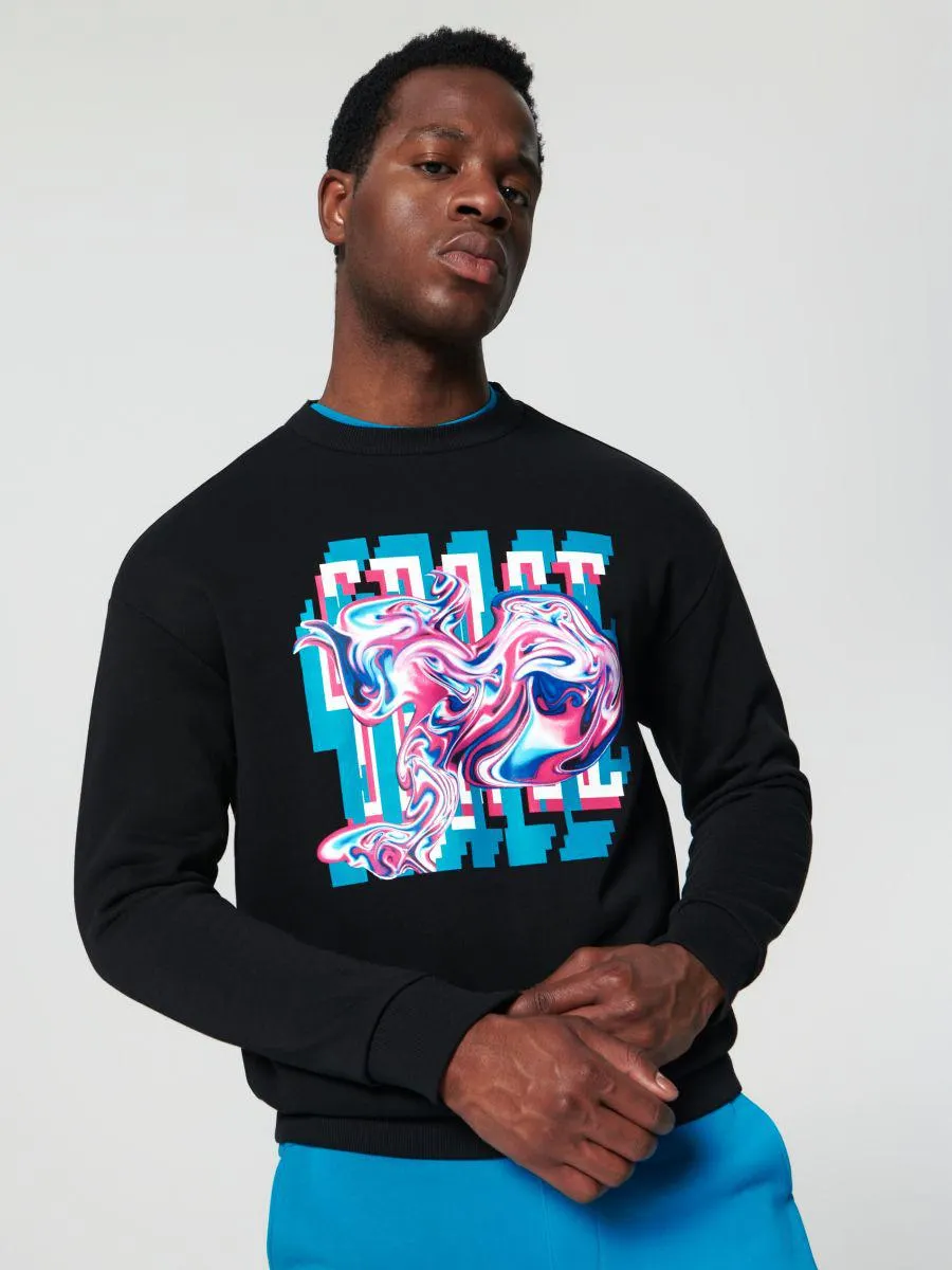 Bluză sport cu imprimeu