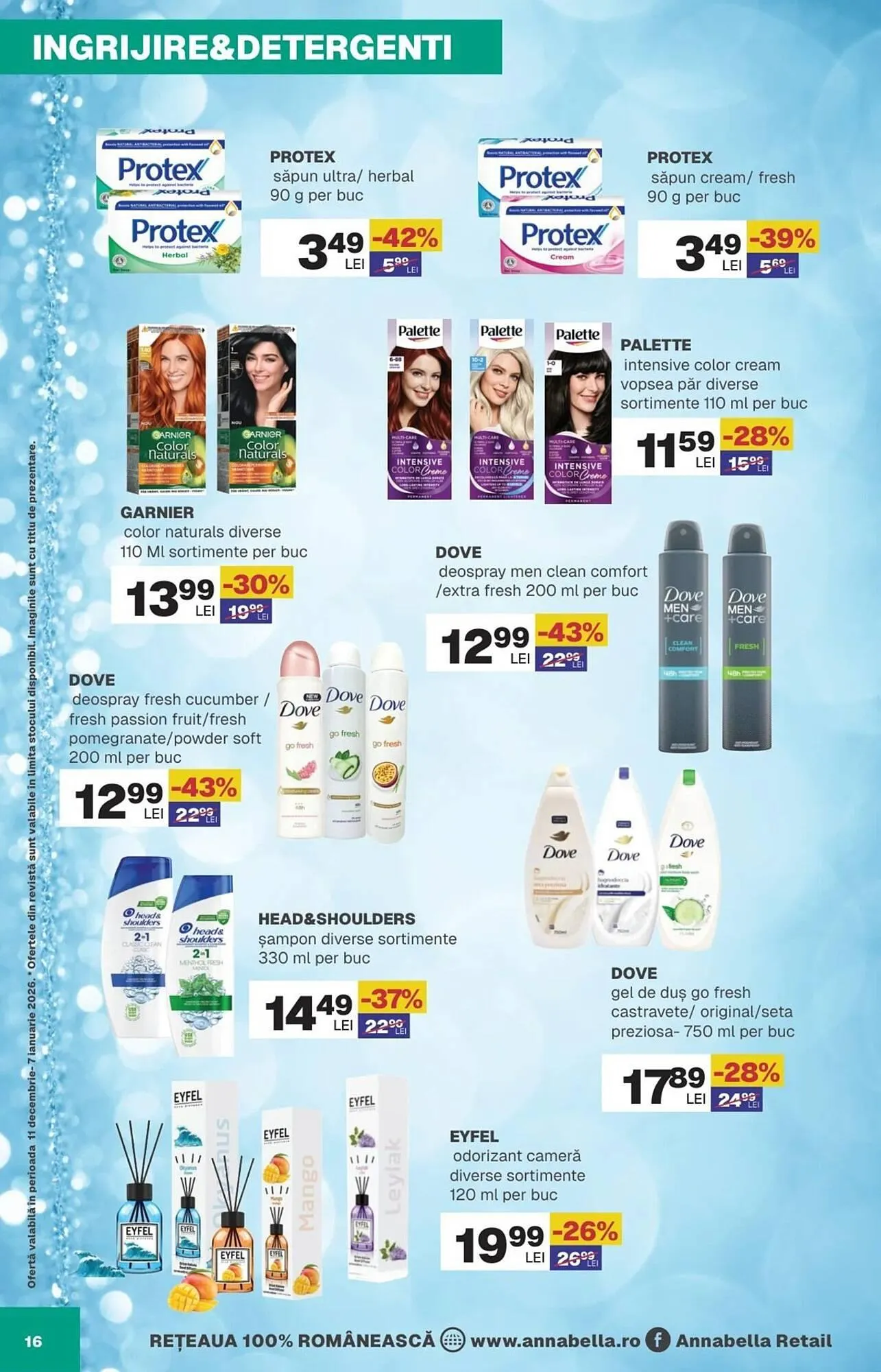 Catalog Catalog Annabella de la 12 decembrie până la 7 ianuarie 2026 - Revista Pagina 16