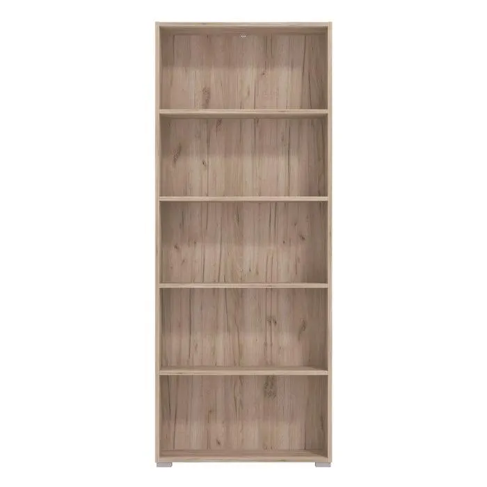 Etajera Tomar 5 SH, HDF, stejar gri, 70 x 24.5 x 176.5 cm, 1C