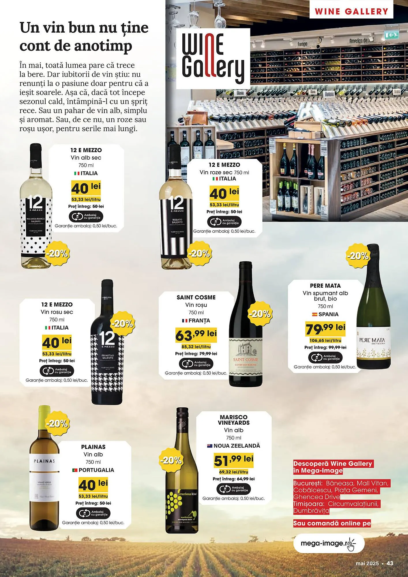 Catalog Catalog Mega Image de la 28 aprilie până la 31 mai 2025 - Revista Pagina 43
