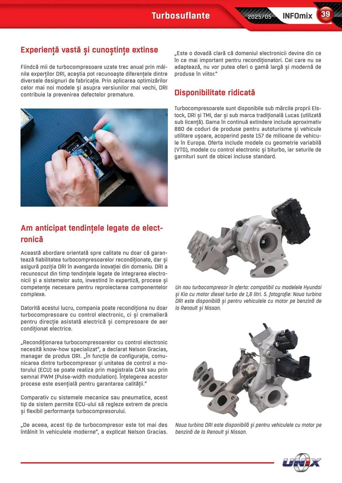 Catalog Catalog UNIX Auto de la 1 mai până la 31 mai 2025 - Revista Pagina 39