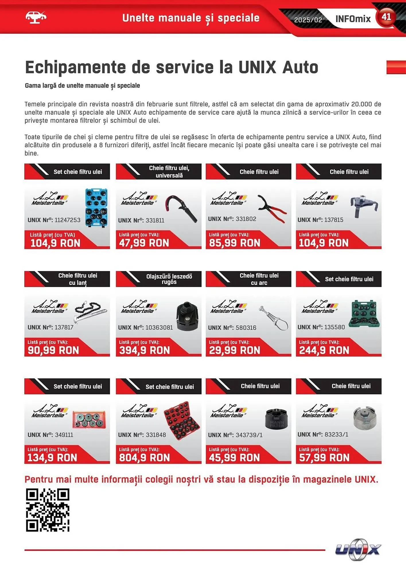 Catalog Catalog UNIX Auto de la 5 februarie până la 30 martie 2025 - Revista Pagina 41