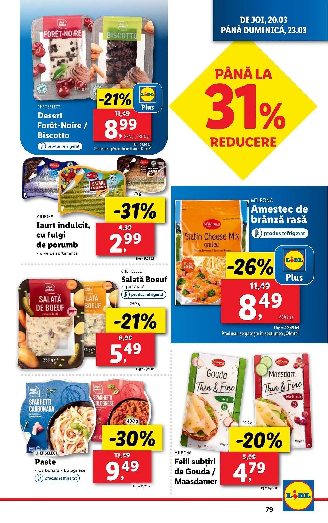 Catalog Catalog Lidl de la 17 martie până la 23 martie 2025 - Revista Pagina 79