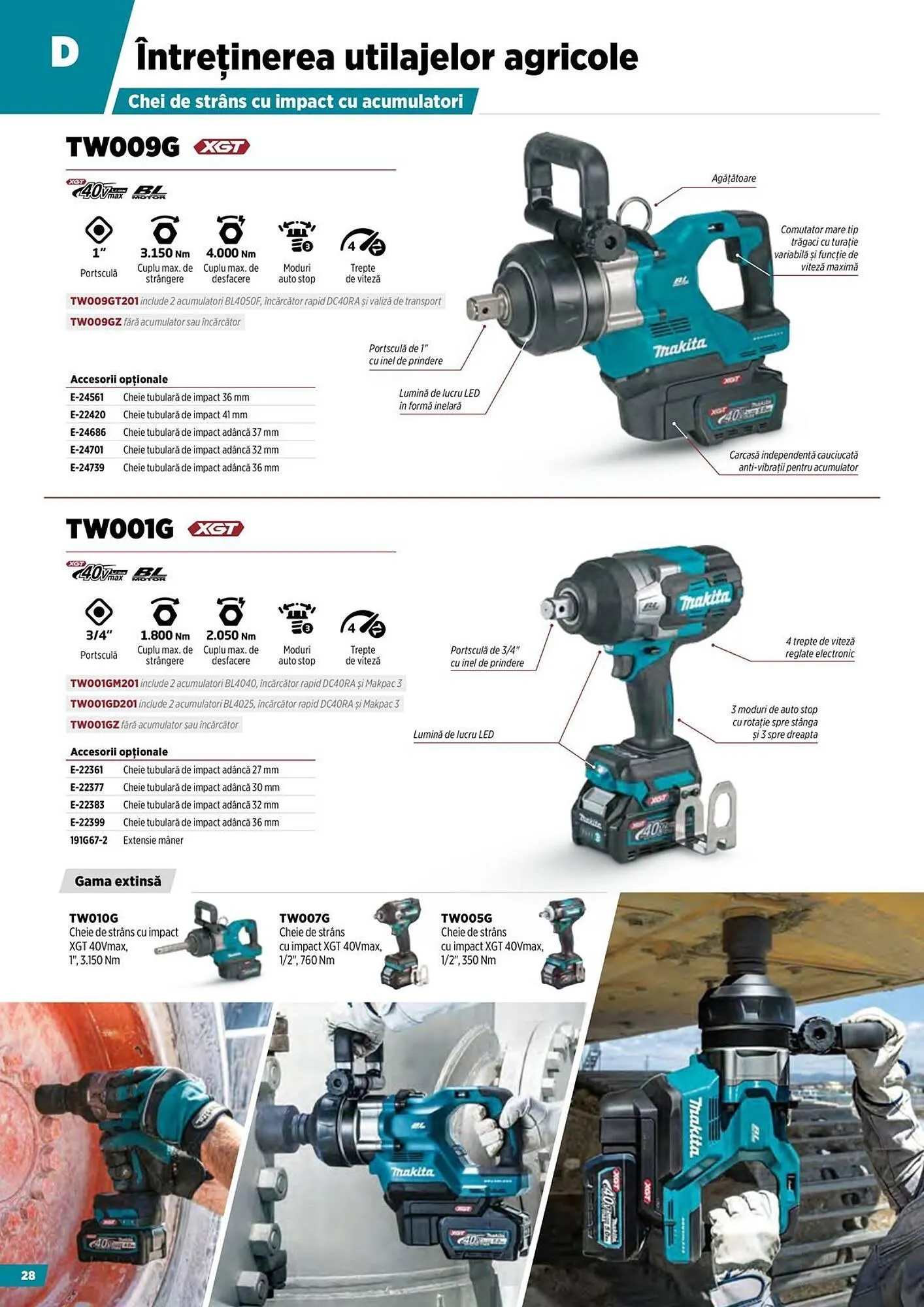 Catalog Catalog Makita de la 11 aprilie până la 28 octombrie 2025 - Revista Pagina 28