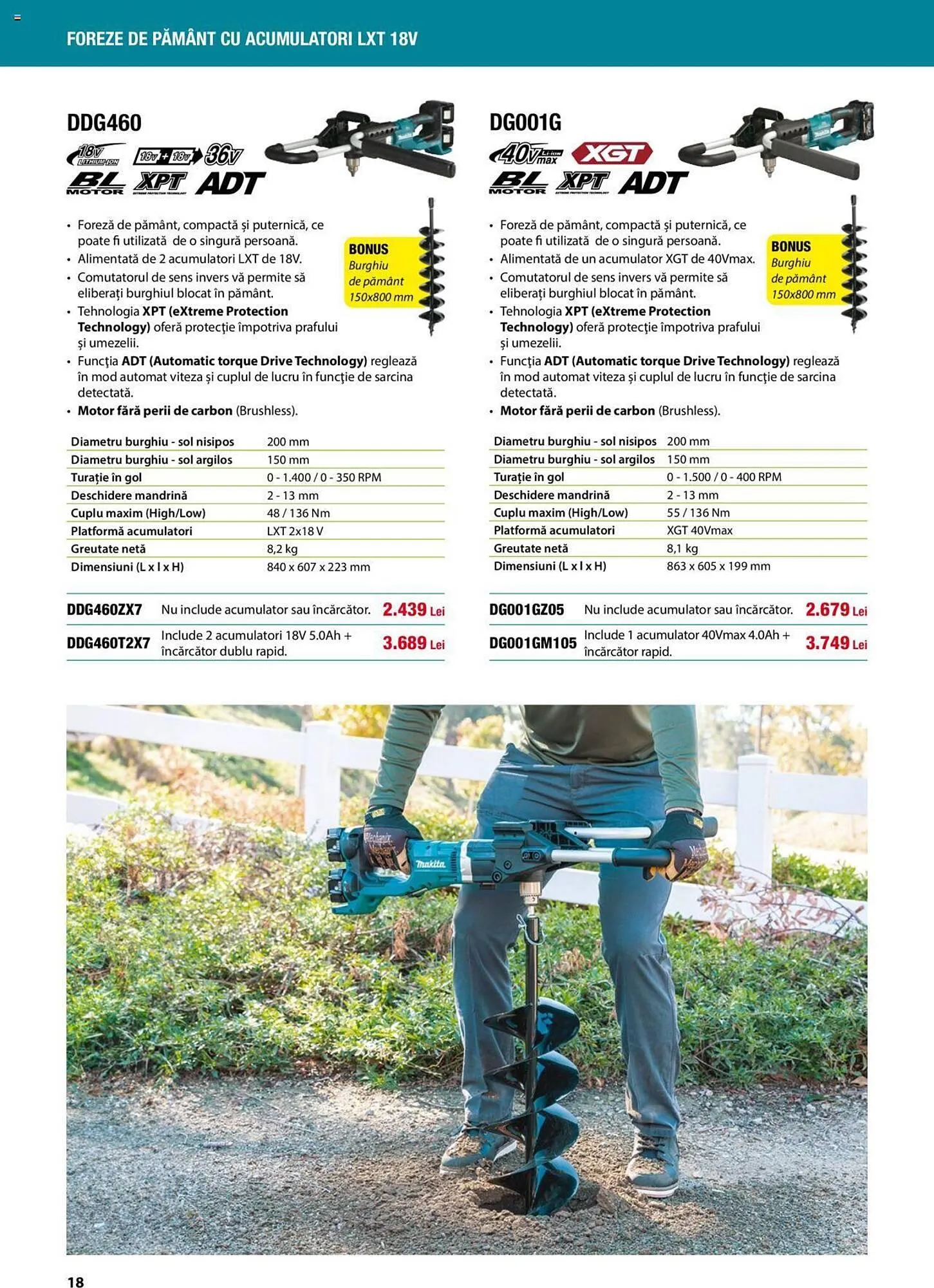 Catalog Makita catalog de la 1 septembrie până la 22 decembrie 2023 - Revista Pagina 18