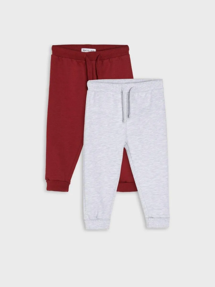 Set de 2 perechi de pantaloni sport jogger