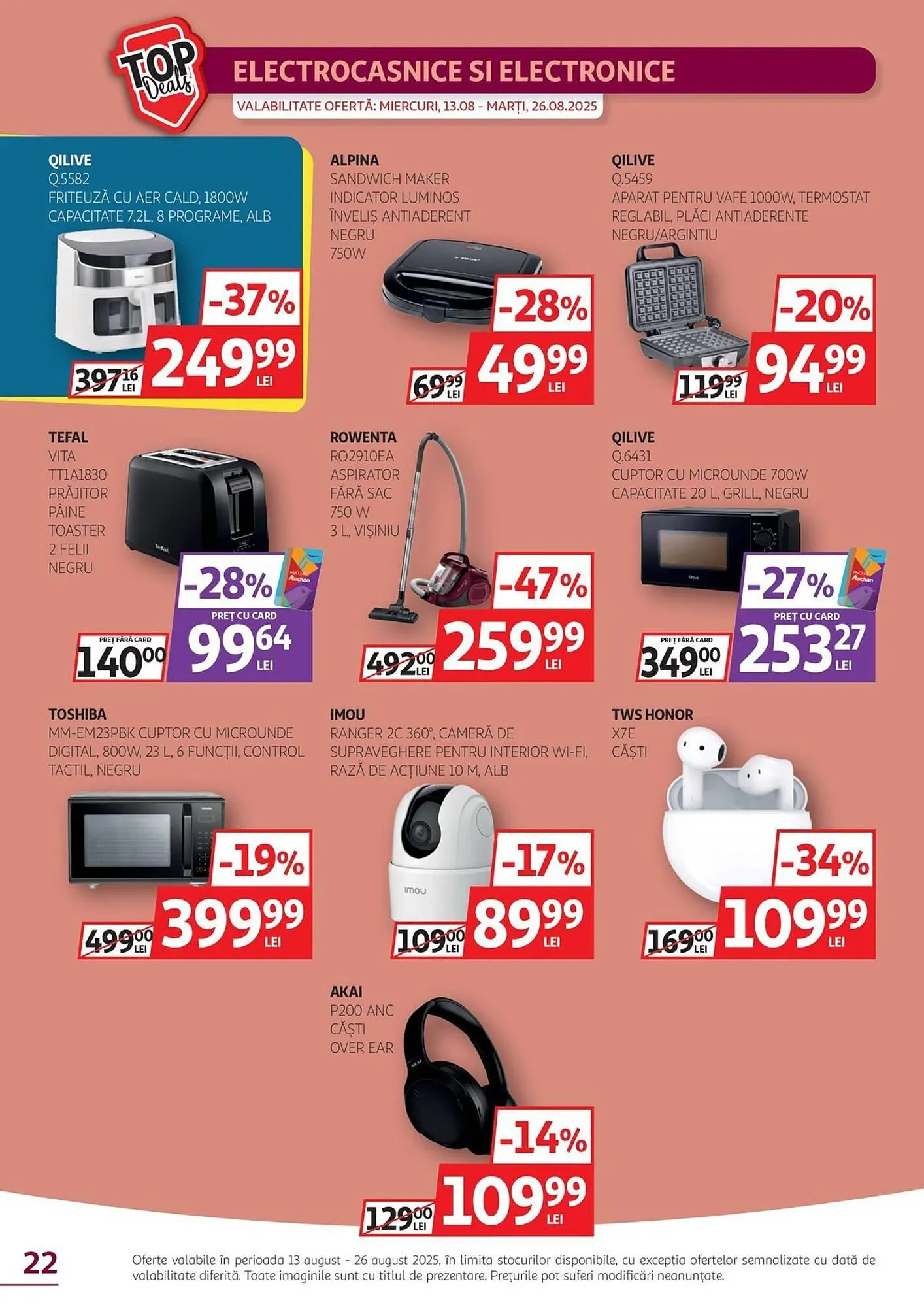 Catalog Catalog Auchan de la 13 august până la 26 august 2025 - Revista Pagina 22