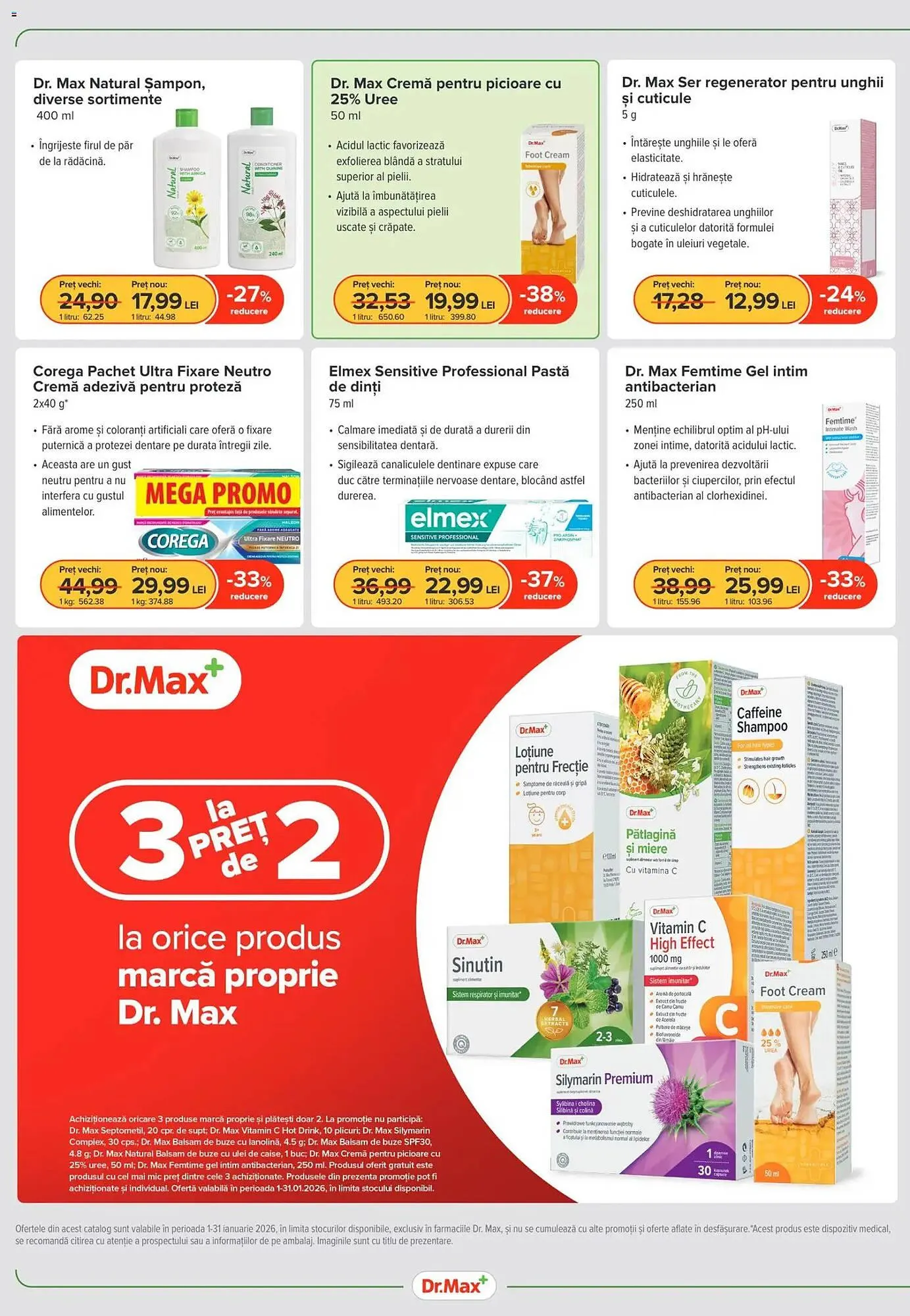 Catalog Catalog Dr.Max de la 31 decembrie până la 31 ianuarie 2026 - Revista Pagina 2