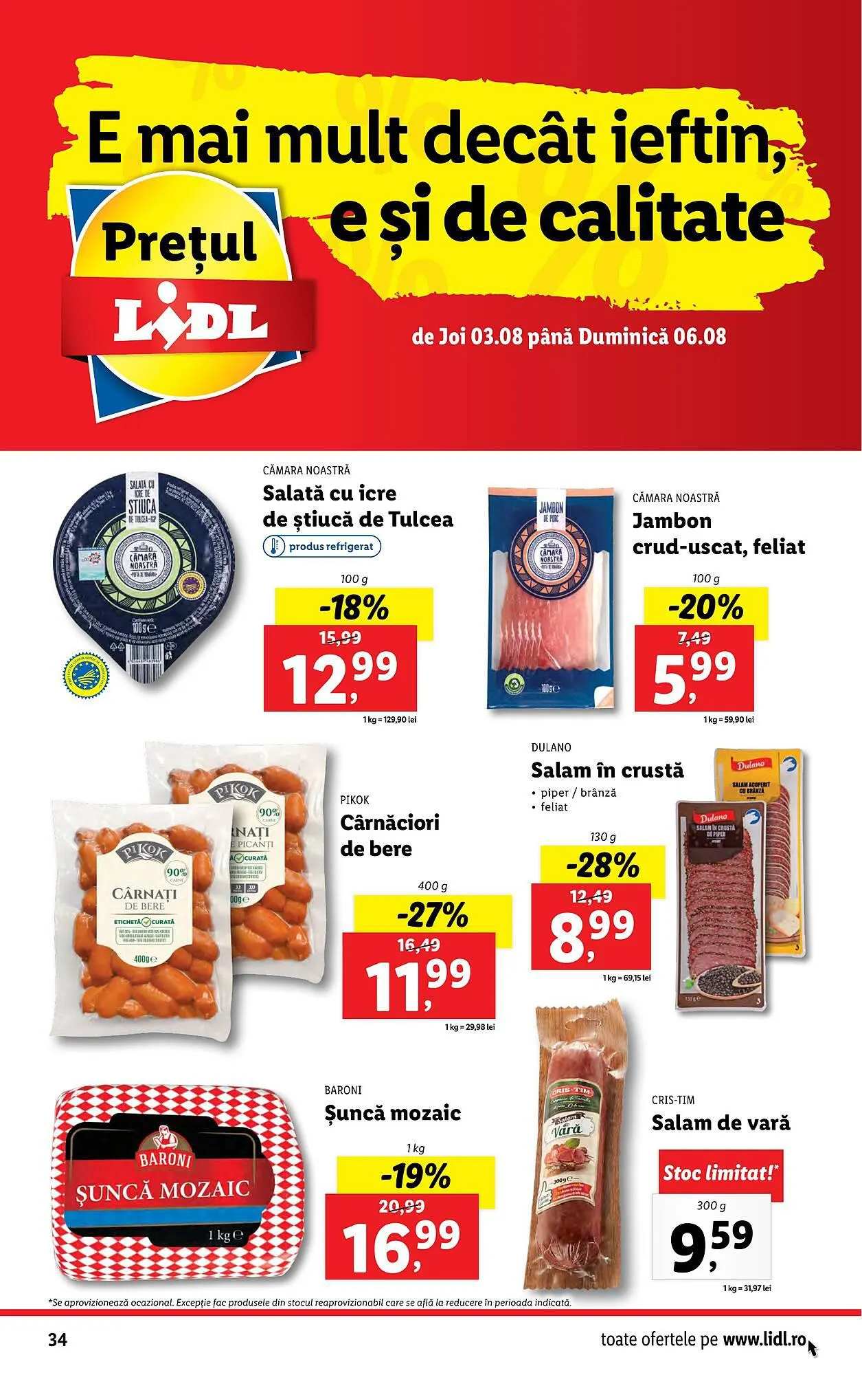 Catalog Lidl catalog de la 31 iulie până la 6 august 2023 - Revista Pagina 34