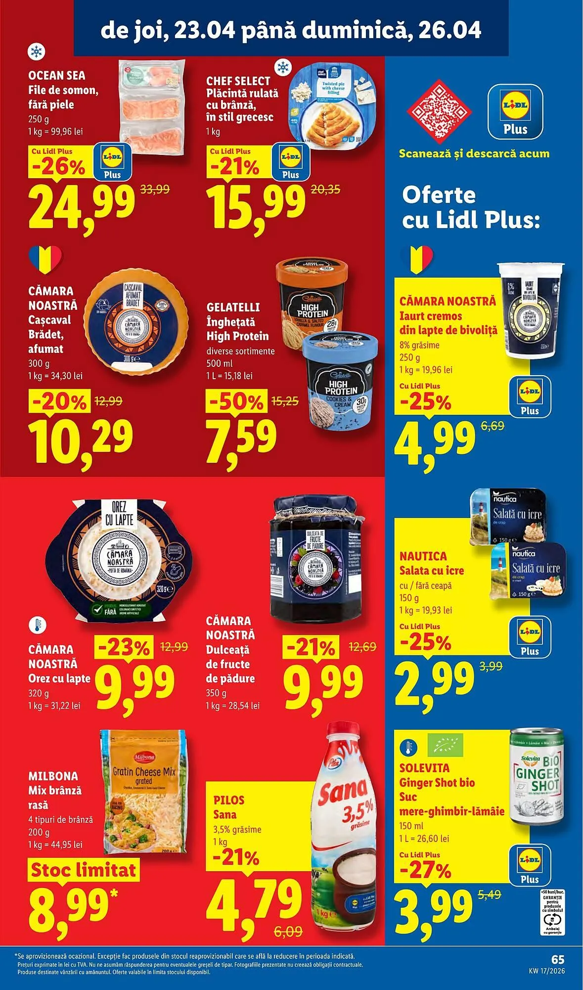 Catalog Catalog Lidl de la 20 aprilie până la 26 aprilie 2026 - Revista Pagina 65