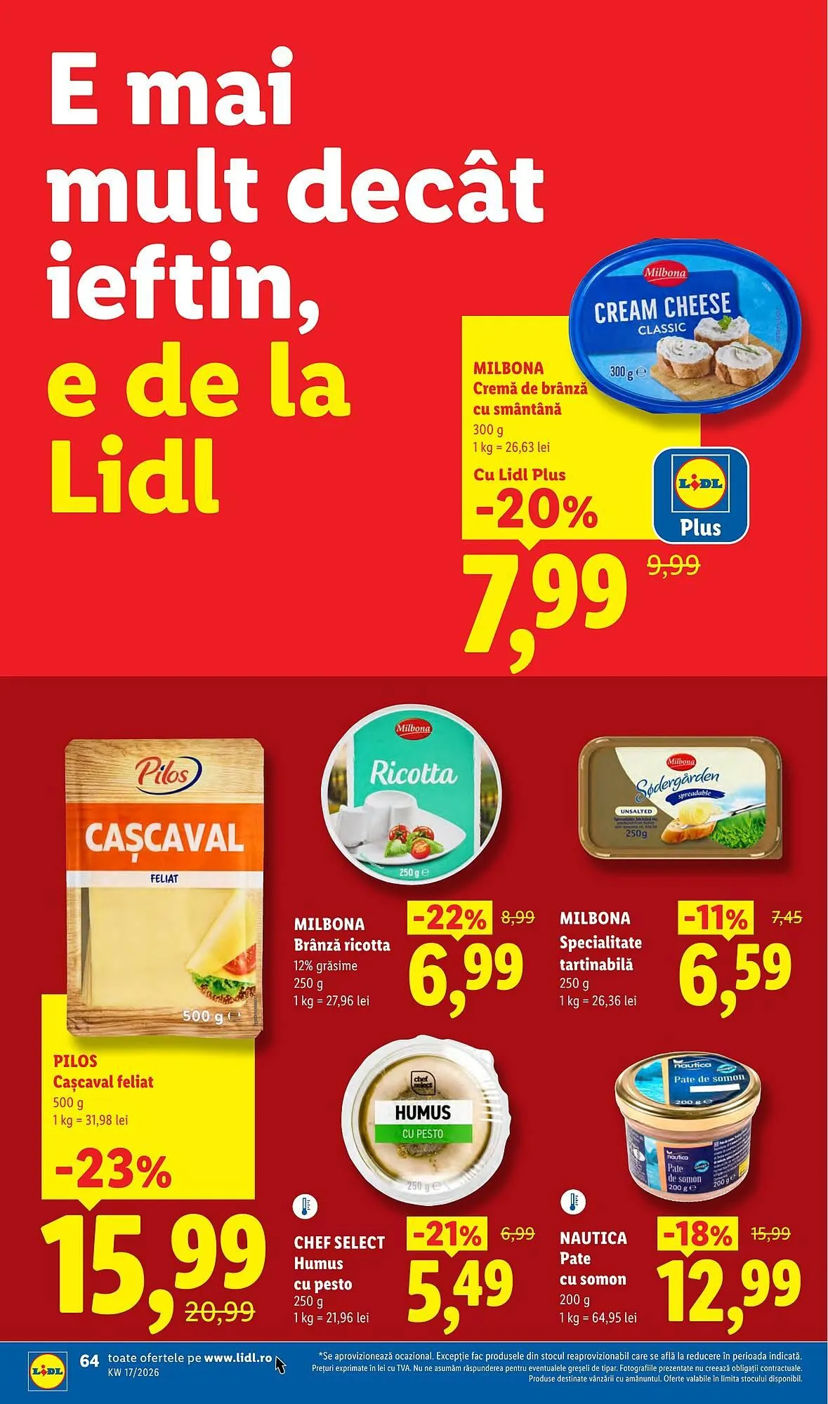 Catalog Catalog Lidl de la 20 aprilie până la 26 aprilie 2026 - Revista Pagina 64