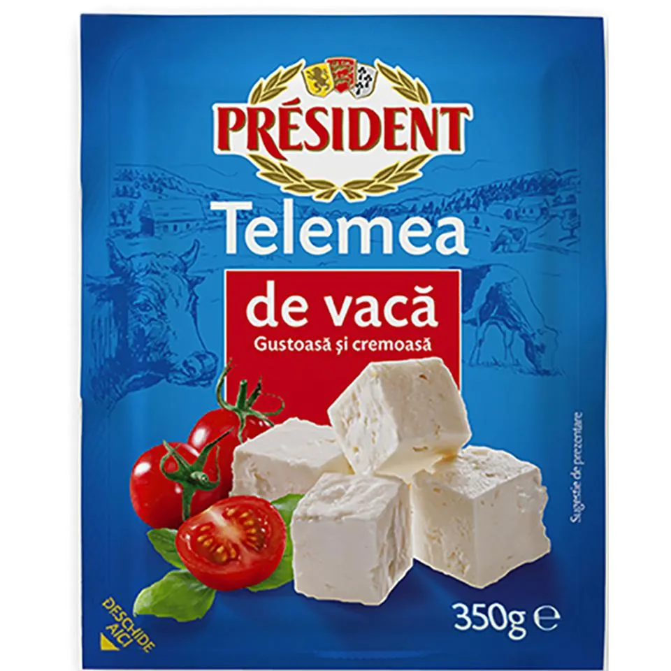 President | Telemea de vaca 350g