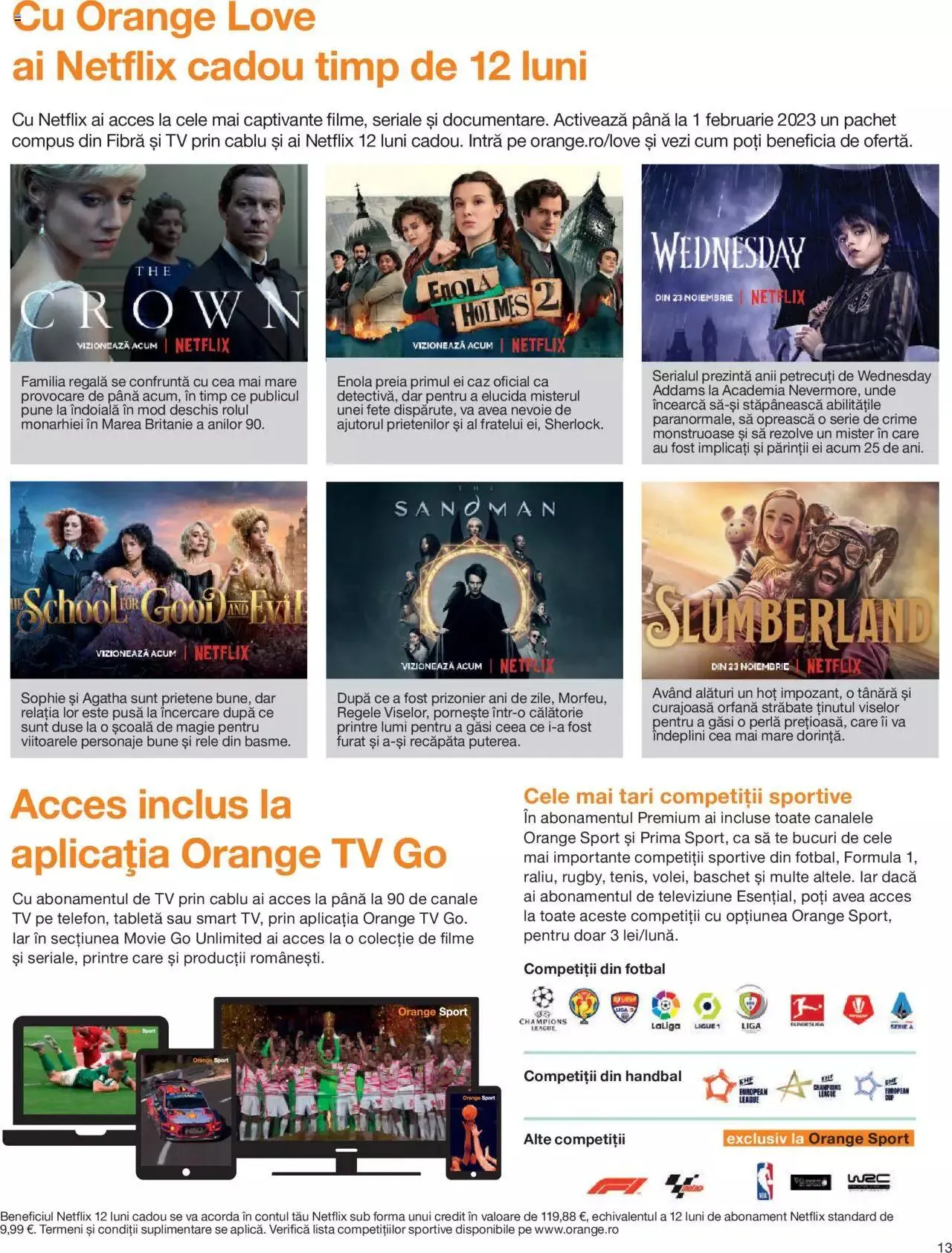 Catalog Orange - Catalog nou de la 21 decembrie până la 31 decembrie 2023 - Revista Pagina 13