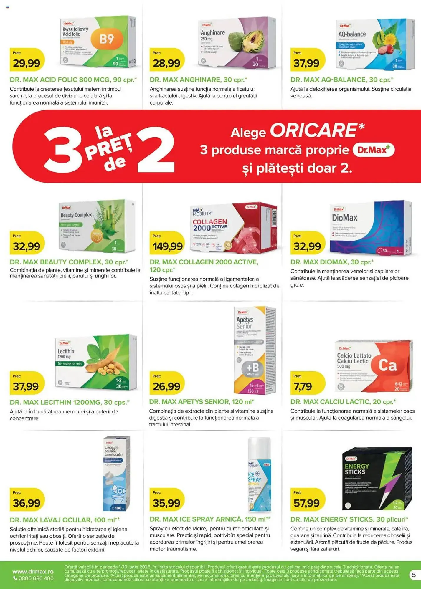 Catalog Catalog Dr.Max de la 1 iunie până la 30 iunie 2025 - Revista Pagina 5