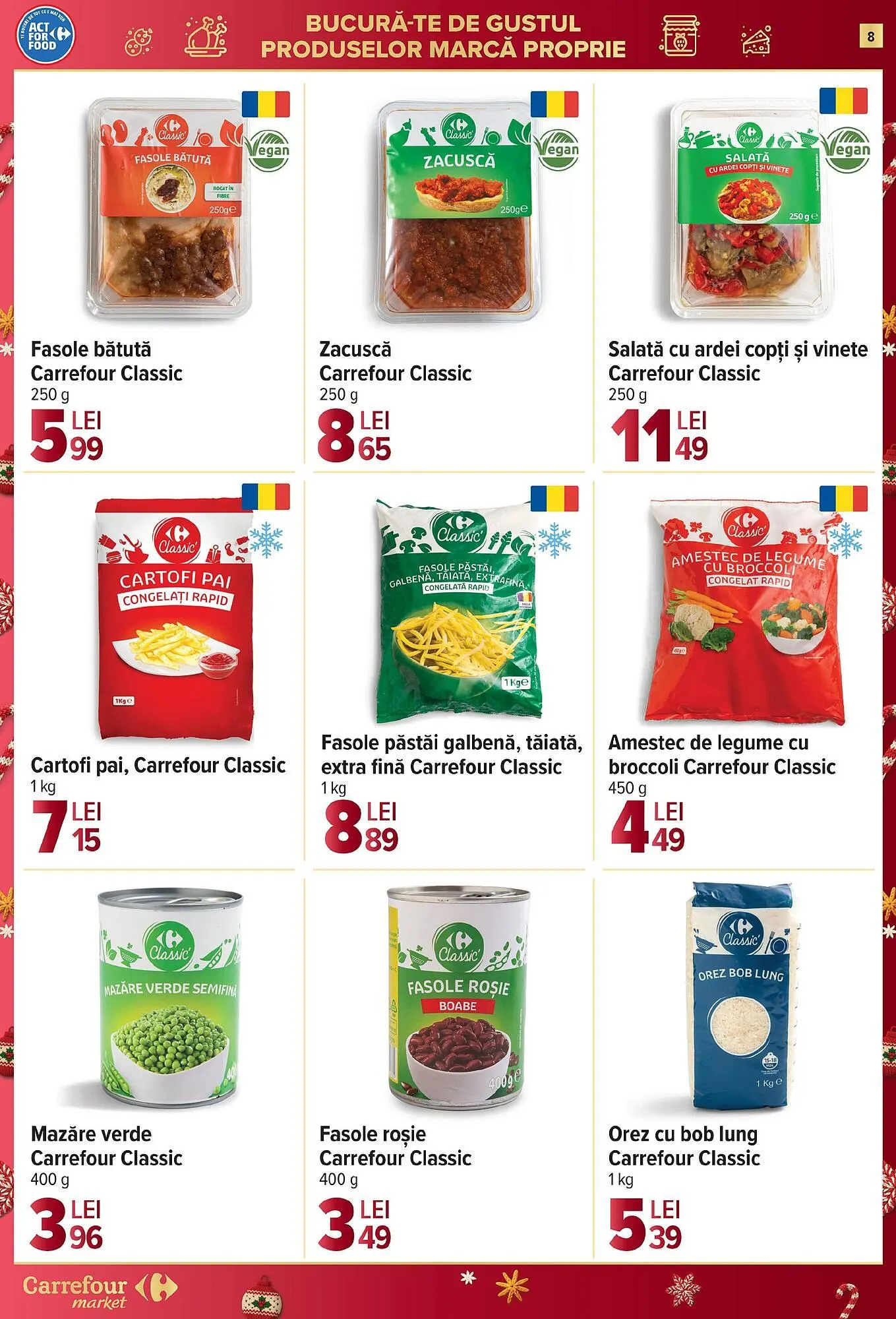 Catalog Catalog Carrefour Market de la 10 decembrie până la 16 decembrie 2025 - Revista Pagina 8
