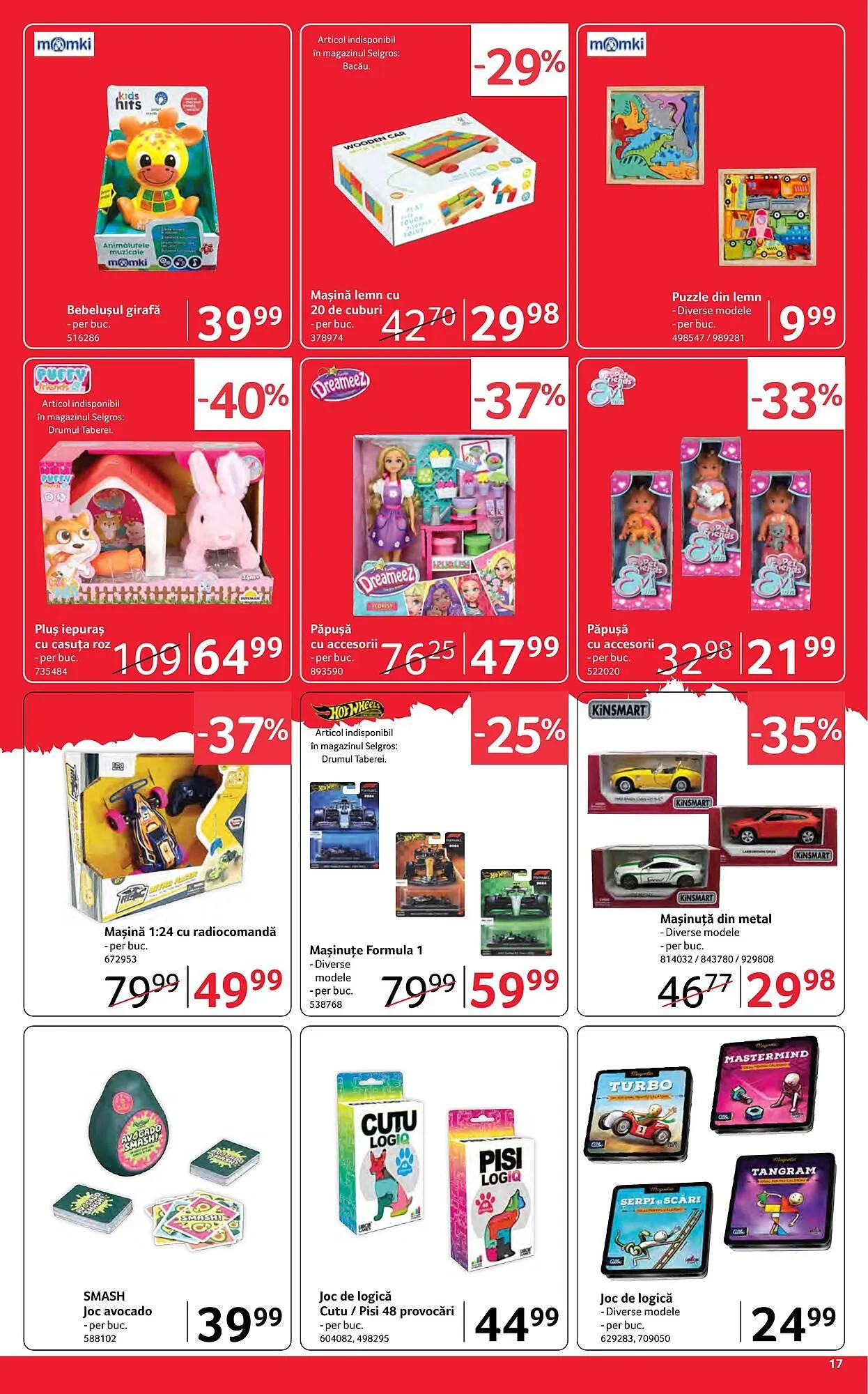 Catalog Catalog Selgros de la 3 aprilie până la 16 aprilie 2026 - Revista Pagina 17