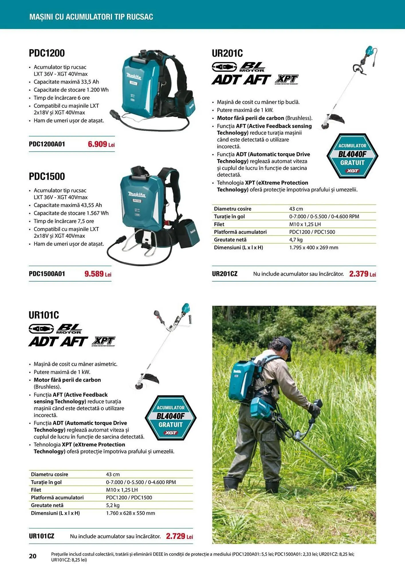 Catalog Catalog Makita de la 1 aprilie până la 31 august 2025 - Revista Pagina 20