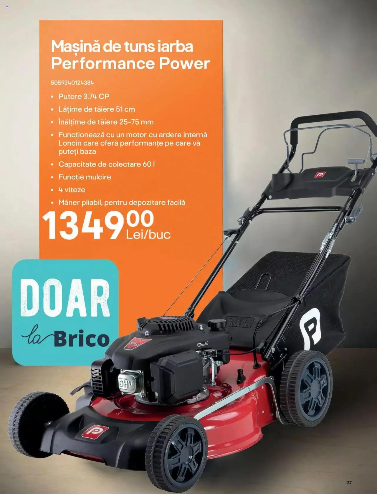 Catalog Brico Depot catalog - Grădină de la 7 aprilie până la 30 septembrie 2023 - Revista Pagina 27