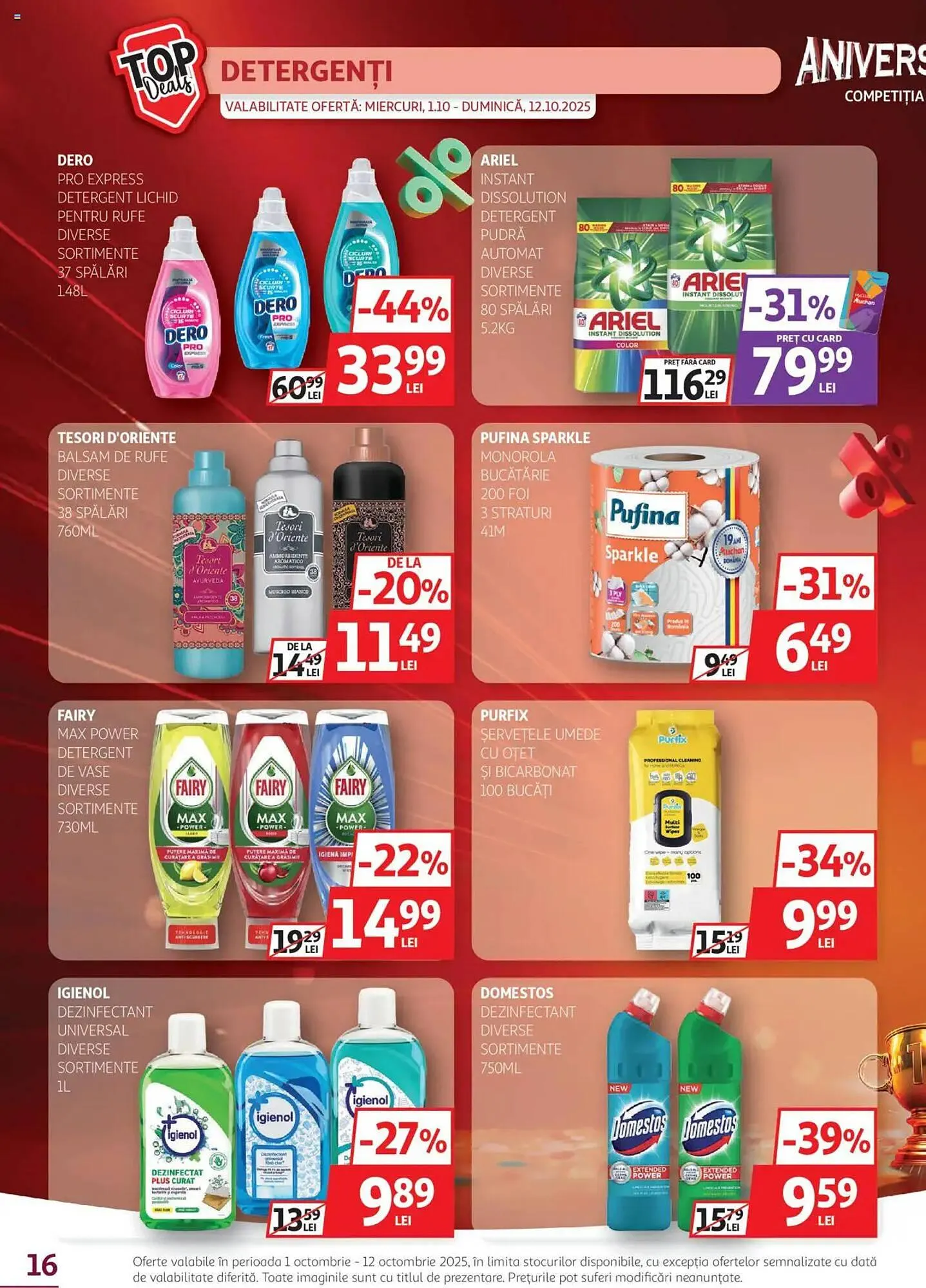 Catalog Catalog Auchan de la 1 octombrie până la 12 octombrie 2025 - Revista Pagina 16