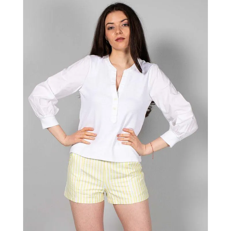 Bluza casual din bumbac cu maneca lunga N240157001