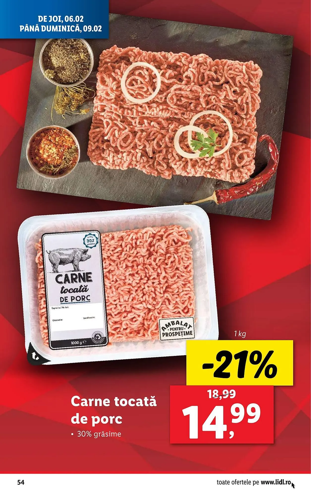 Catalog Catalog Lidl de la 3 februarie până la 9 februarie 2025 - Revista Pagina 54