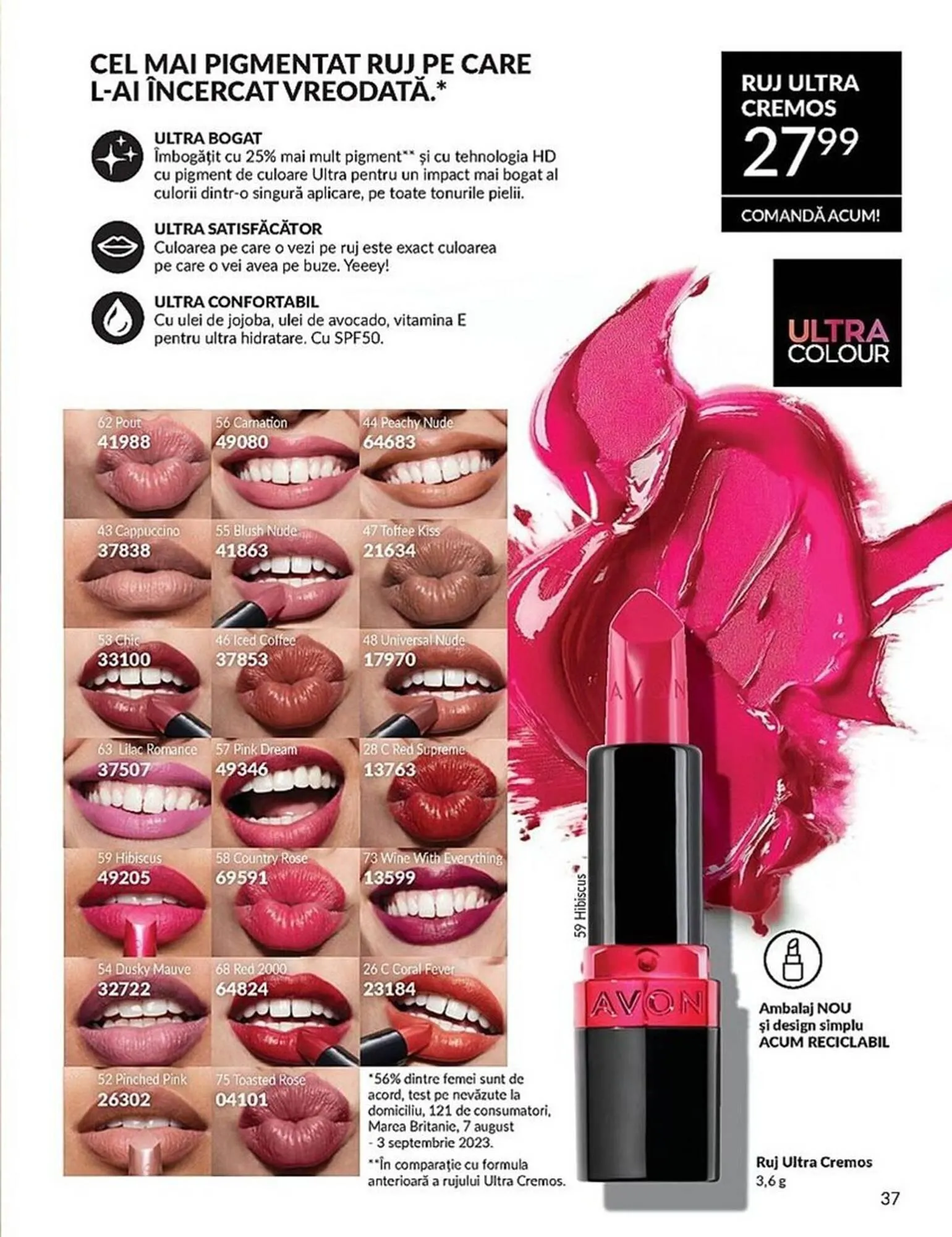 Catalog Catalog Avon de la 1 iulie până la 31 iulie 2025 - Revista Pagina 37