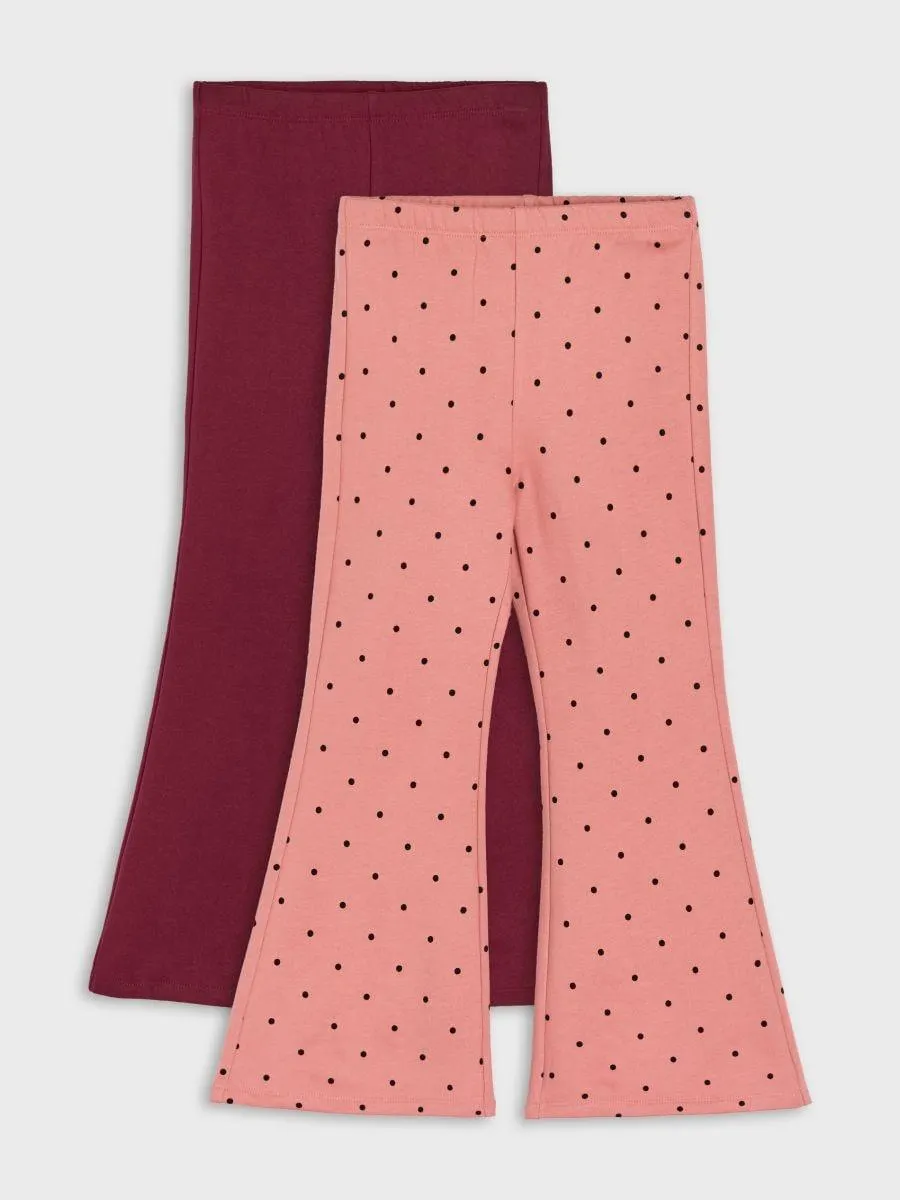 Pantaloni evazați 2 pack