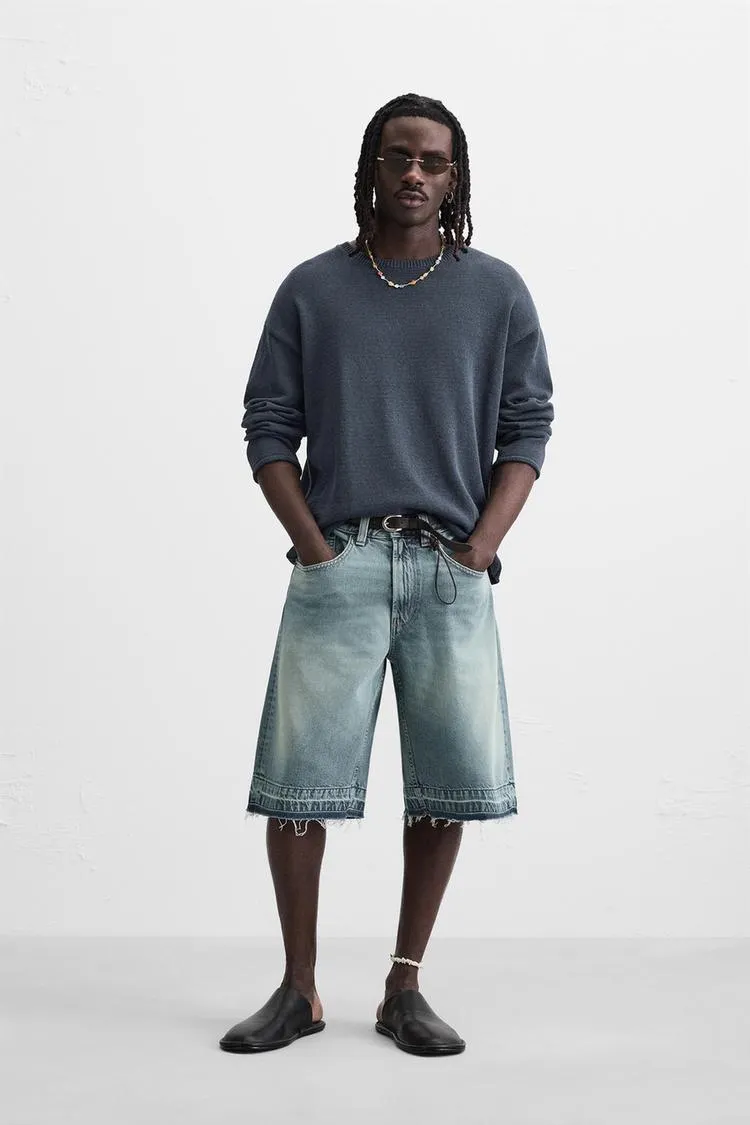 BERMUDE DENIM BAGGY FIT