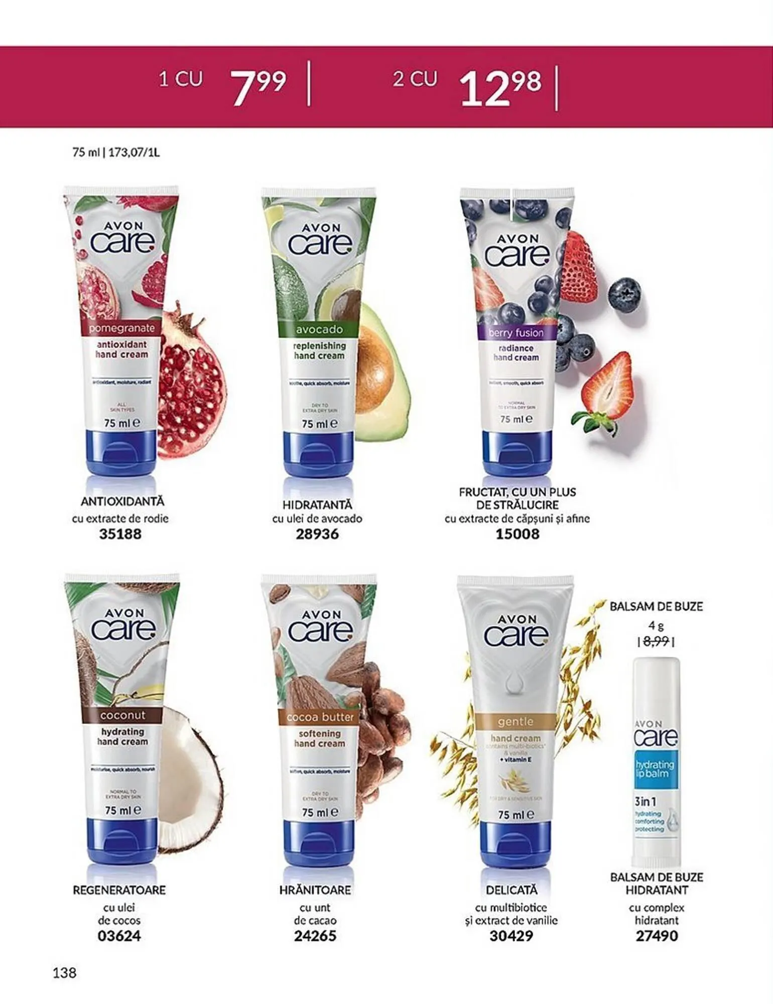 Catalog Avon catalog de la 1 septembrie până la 30 septembrie 2023 - Revista Pagina 138