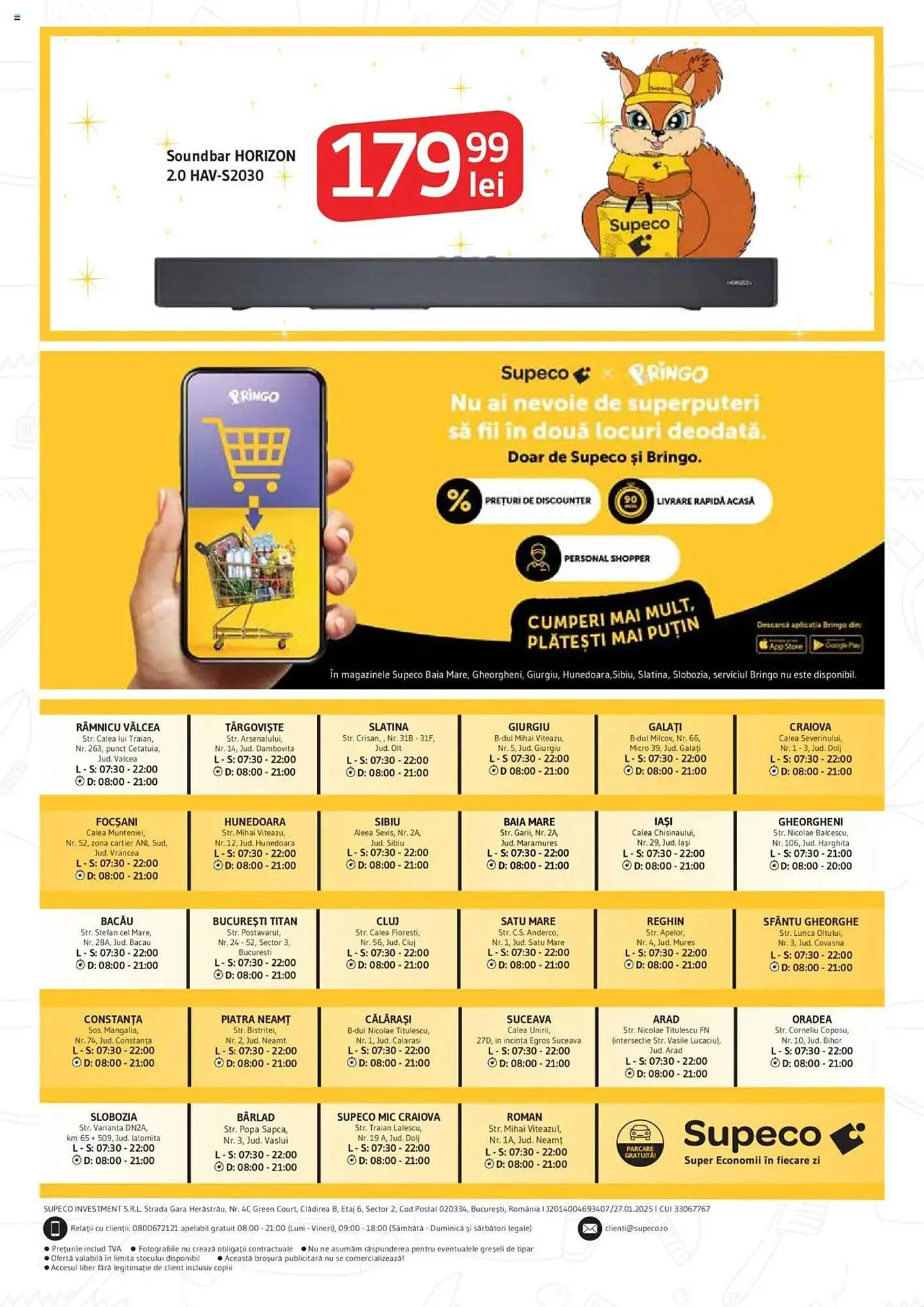 Catalog Catalog Supeco de la 1 octombrie până la 15 octombrie 2025 - Revista Pagina 16
