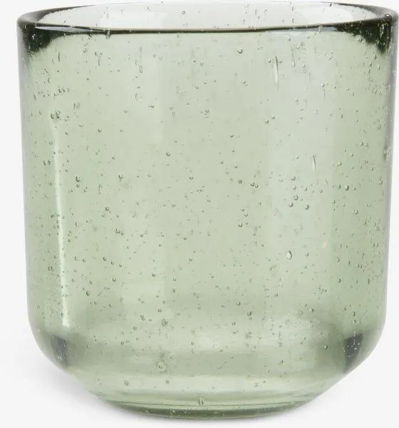 Suport lumânare ASLAK Ø8x8cm verde