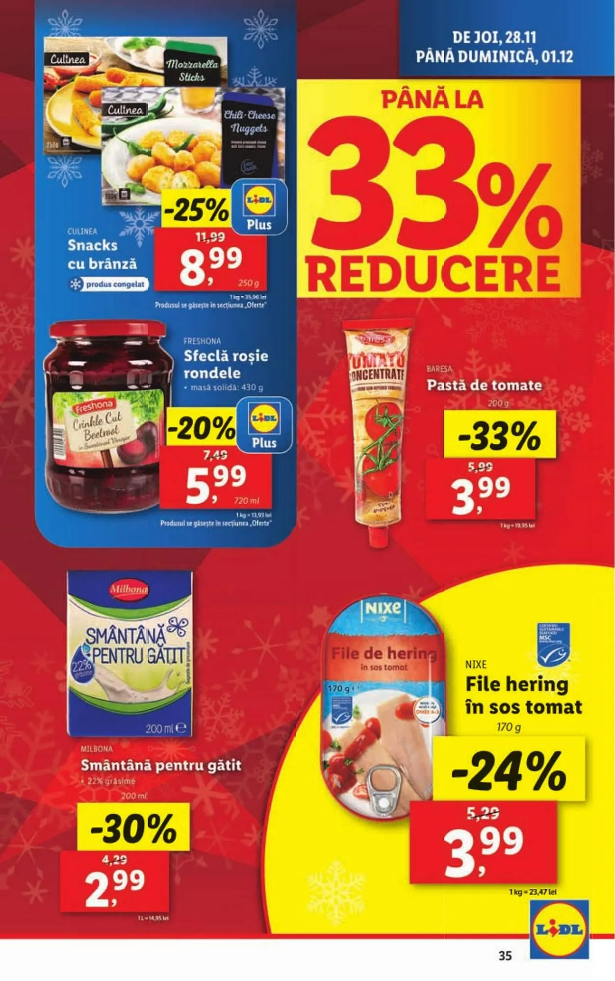 Catalog Catalog Lidl de la 25 noiembrie până la 1 decembrie 2024 - Revista Pagina 35