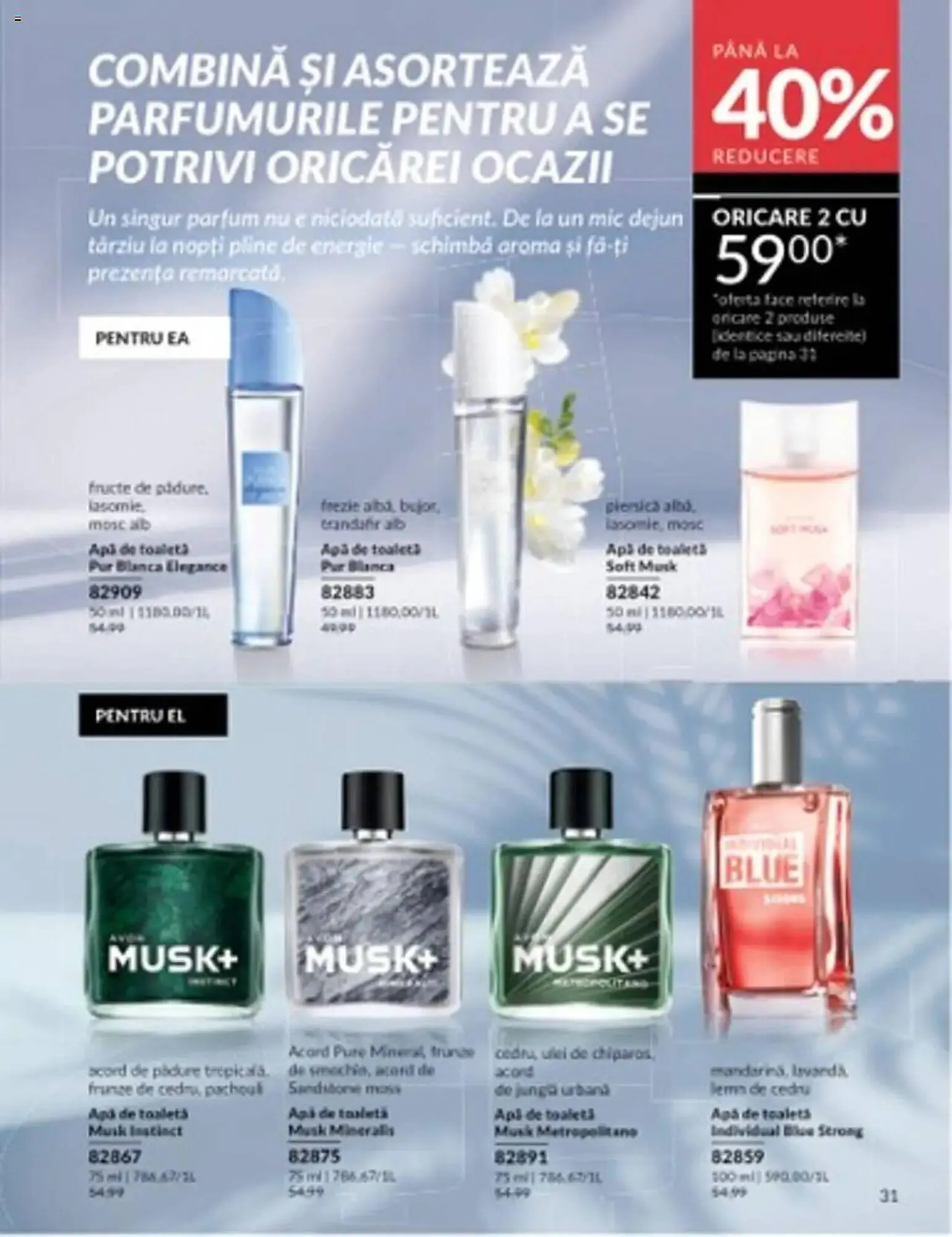 Catalog Catalog Avon de la 30 iunie până la 31 iulie 2025 - Revista Pagina 31